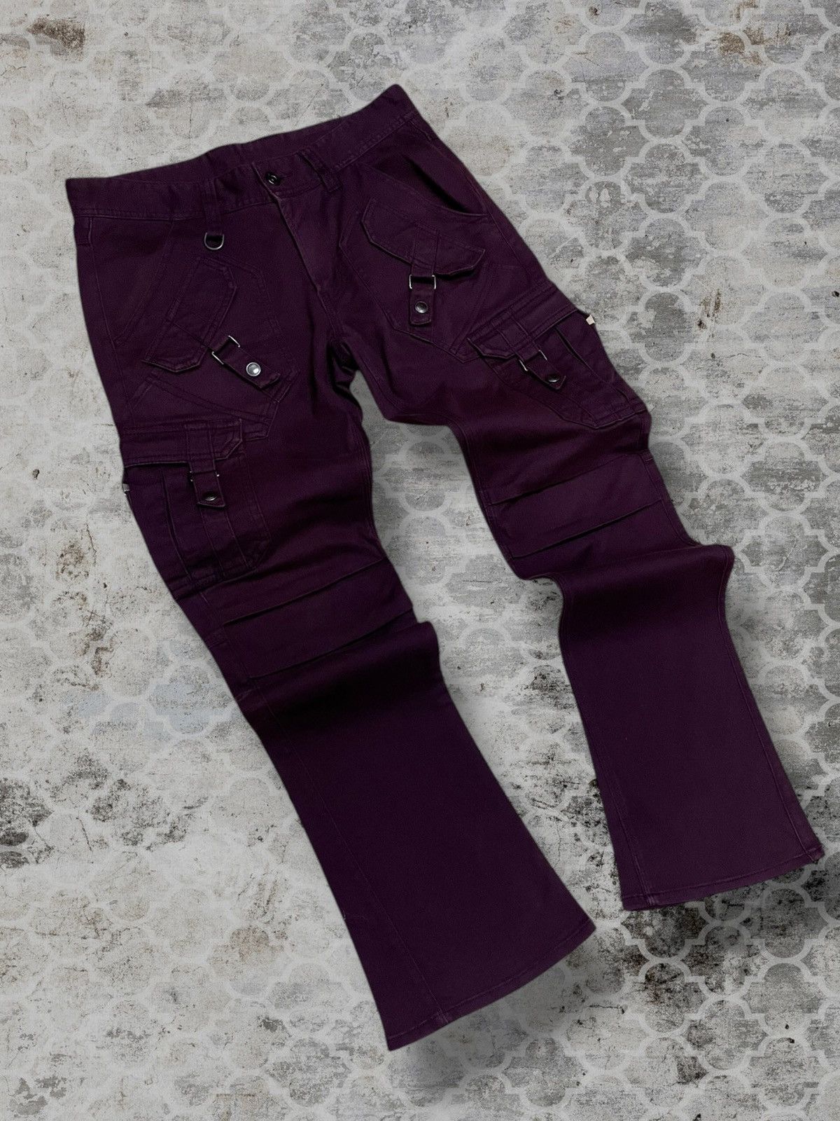 Japanese Brand Vintage 1990s Japan Designer Hideways Nicole Bondage Pant Size US 30 / EU 46 - 2 Thumbnail