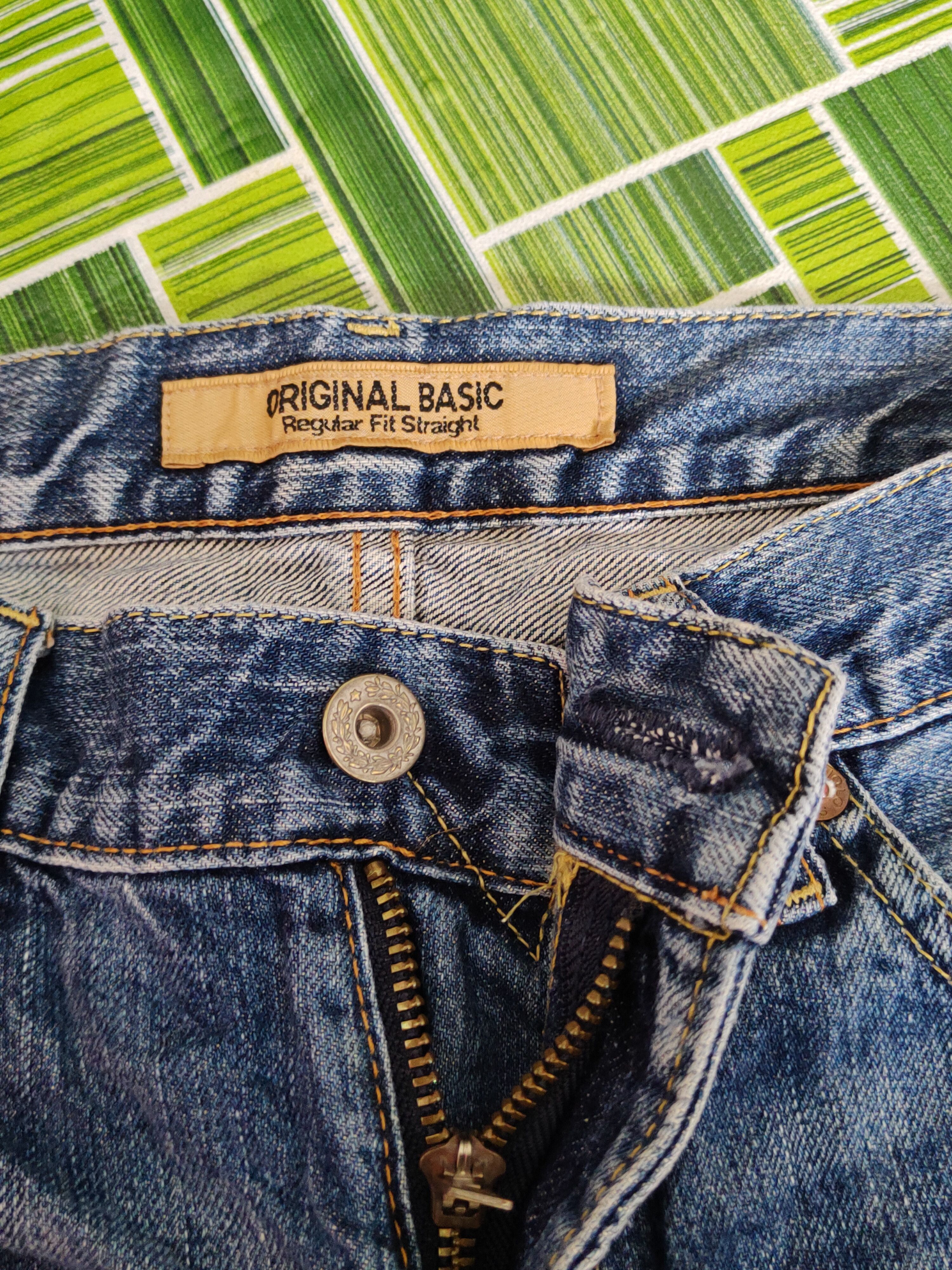 Japanese Brand Uniqlo Blue Distressed Multipocket Denim #S1612 Size US 31 - 13 Thumbnail