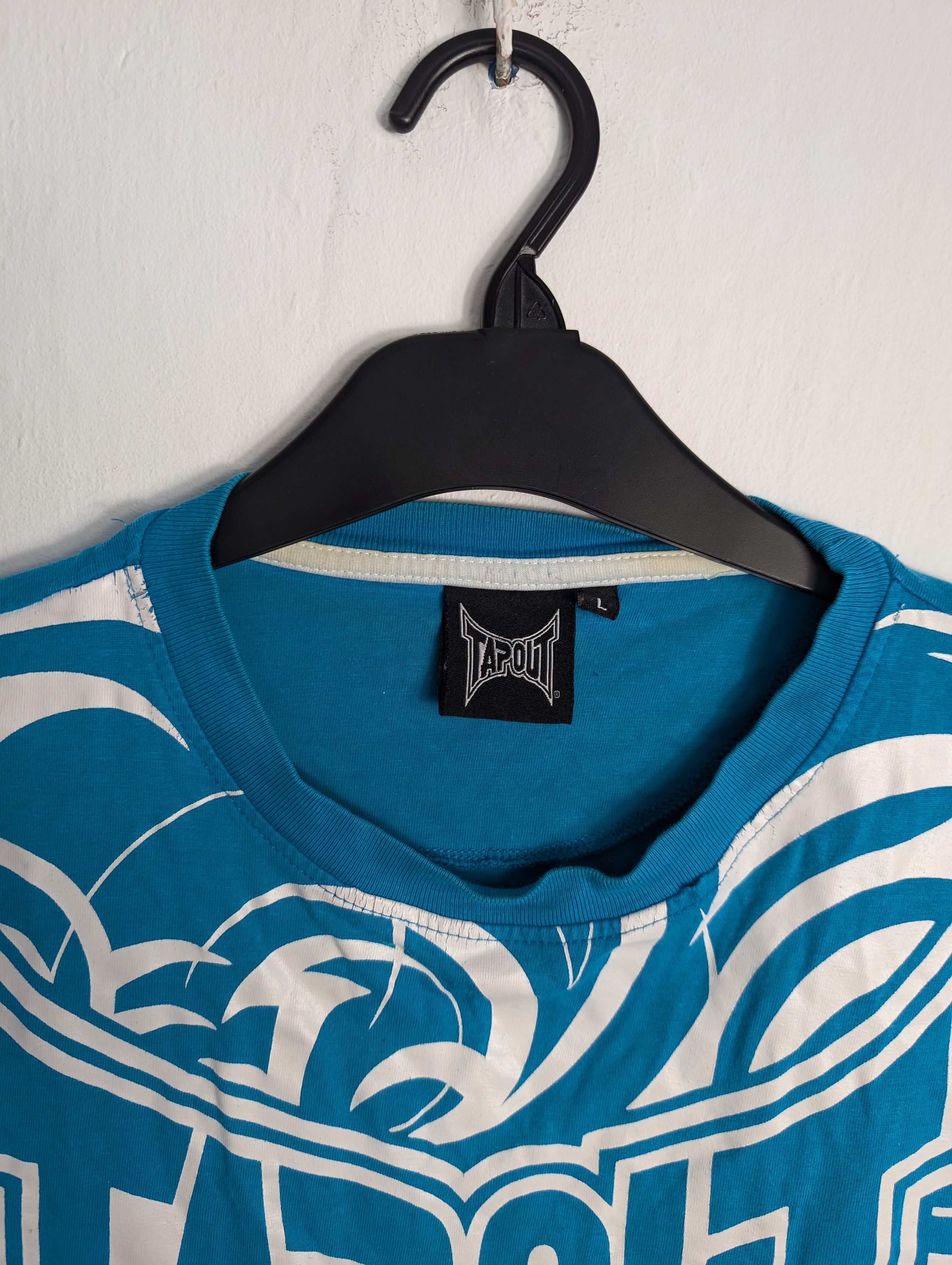 Tapout Vintage Tapout T-Shirt Blue Graphic MMA Y2K Cyber Sigilism Size US L / EU 52-54 / 3 - 3 Thumbnail