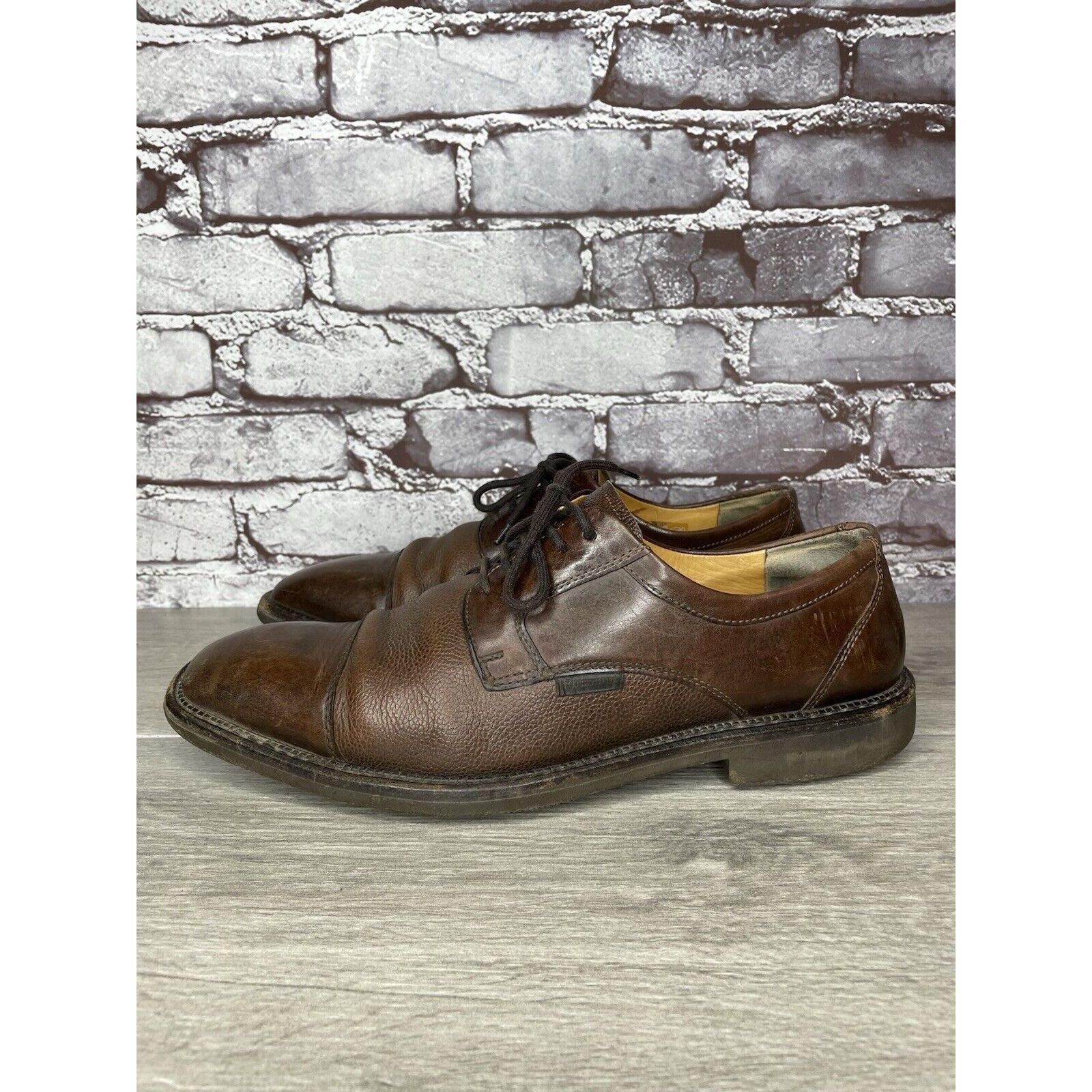 Mephisto Mephisto Goodyear Welt Brown Leather Oxfords Cap Toe Shoes M Size US 9.5 / EU 42-43 - 12 Thumbnail