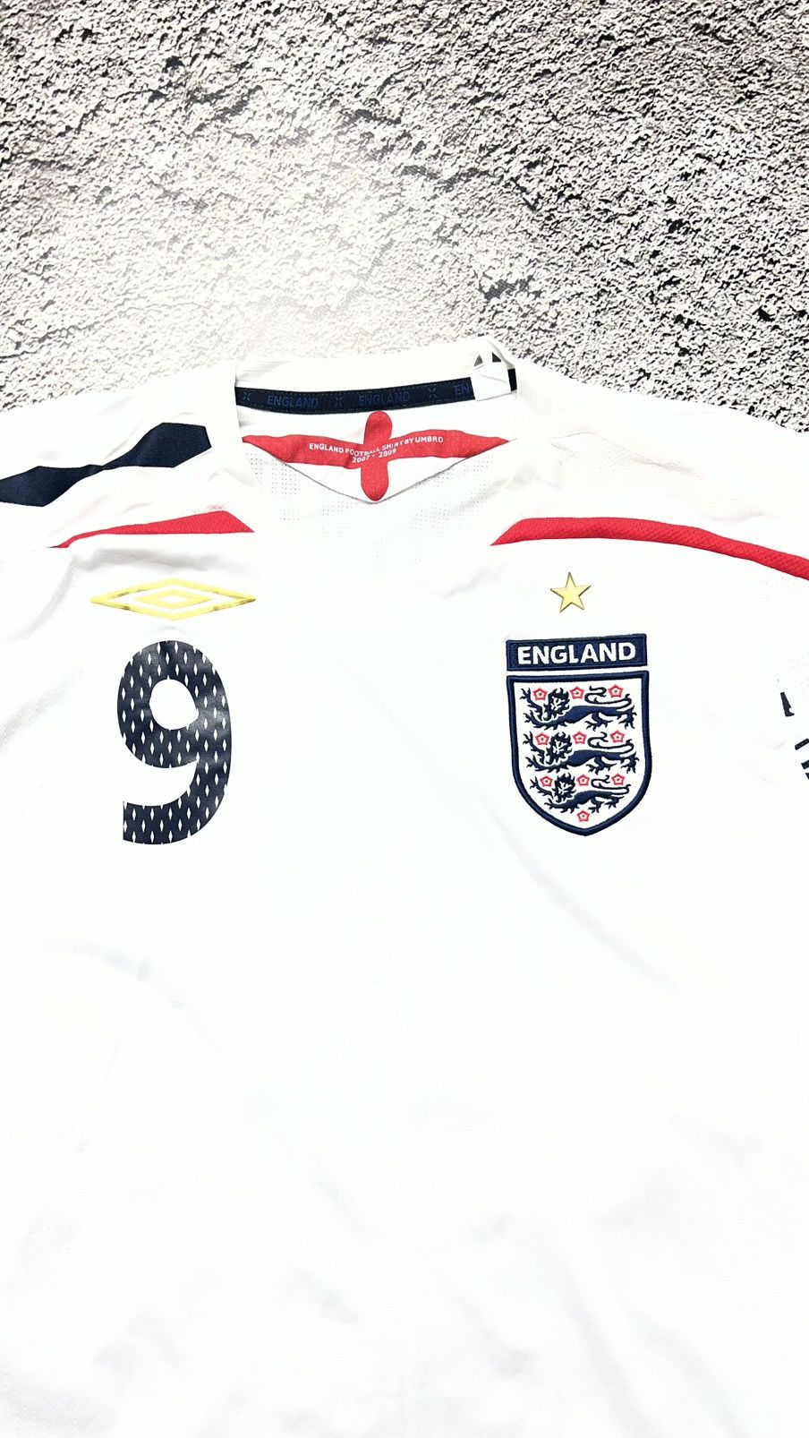 Umbro 2007-2009 England football Wayne Rooney umbro jersey Size US L / EU 52-54 / 3 - 4 Thumbnail