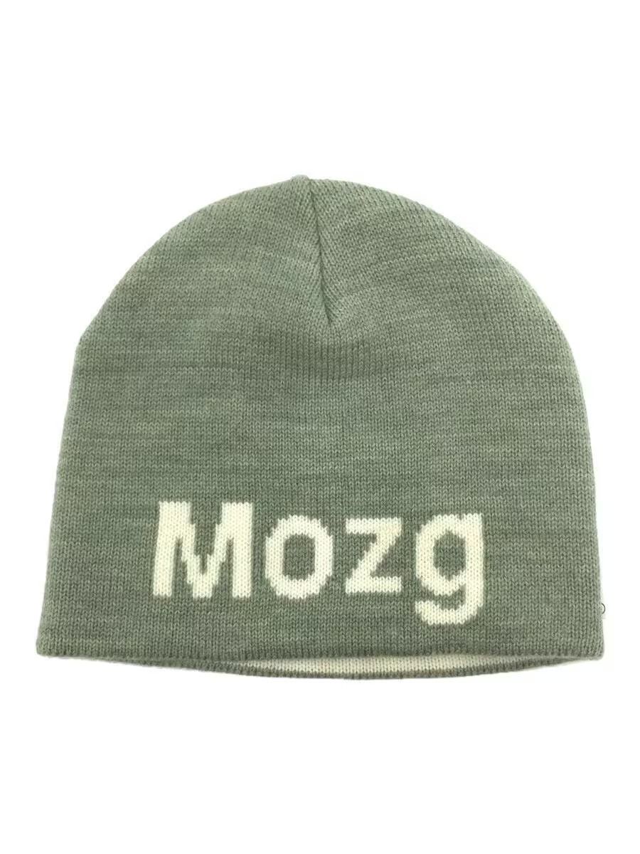 image of Undercover Aw19 "mozg" Wool Knit Beanie in Green, Men's