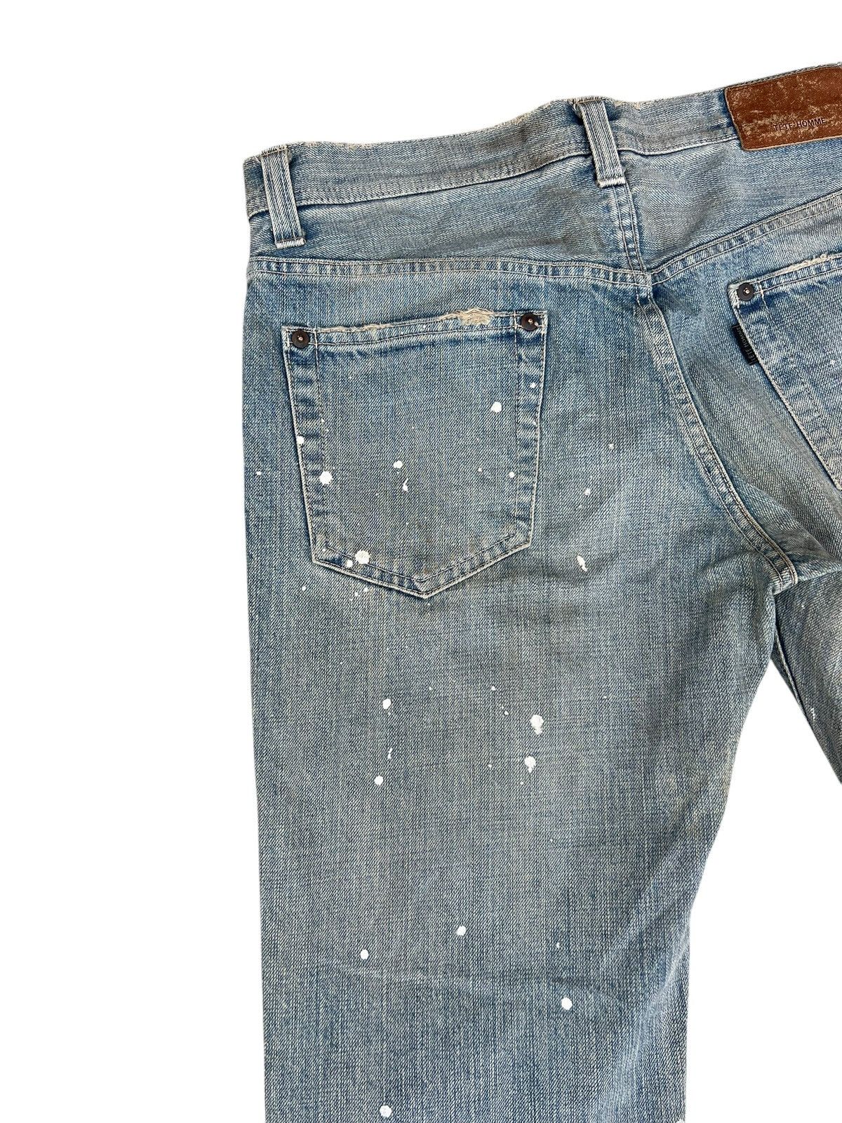 Tete Homme Vintage Tete Homme Japan Dirty Mud Denim Painter Jeans Size US 31 - 13 Thumbnail