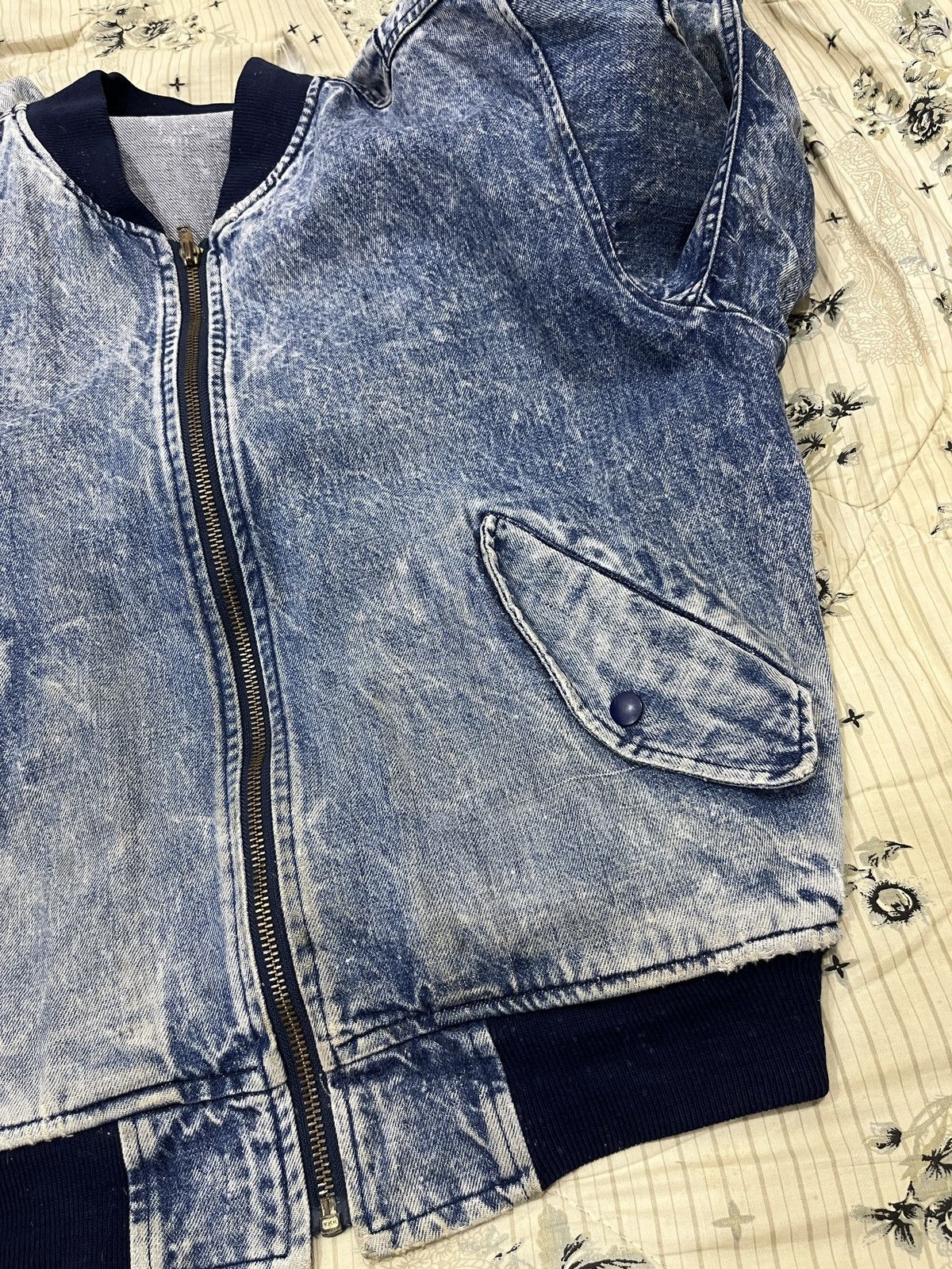 Other 🔥🔥🔥STEALS US AIR FORCES DENIM BOMBER JACKET Size US M / EU 48-50 / 2 - 13 Thumbnail