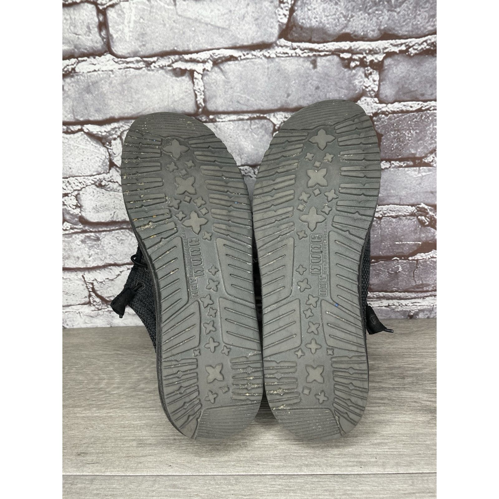 Other Hey Dude Shoes Wally Sox Comfortable Jet Black Gray Slip On Size US 10 / EU 43 - 8 Thumbnail