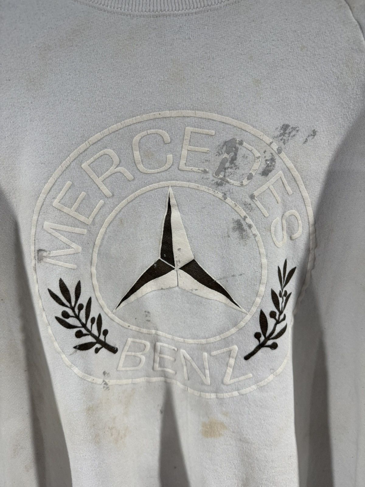 Vintage 1980s Vintage Mercedes Benz Grunge Boxy Car Sweatshirt L Size US L / EU 52-54 / 3 - 3 Thumbnail