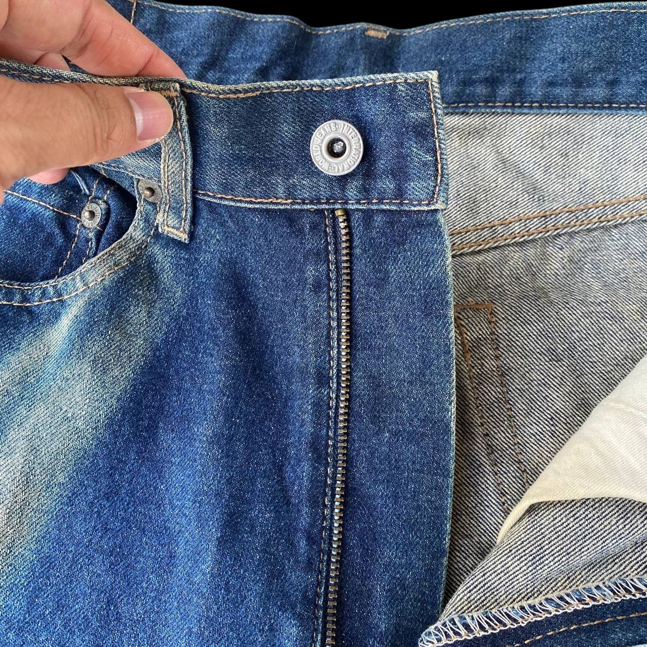 Warehouse Vintage 90s Unique Clothing Warehouse Denim Sun Faded Size US 29 - 6 Thumbnail
