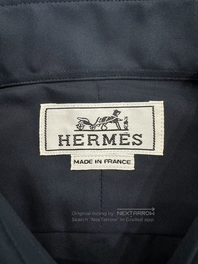 Hermes Hermes size 39 Black versatile men's shirt Size US L / EU 52-54 / 3 - 5 Thumbnail