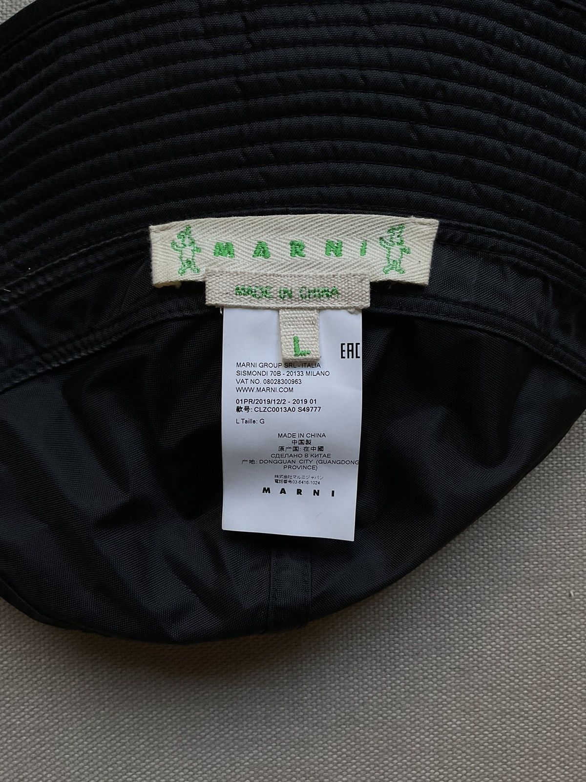 Marni Marni dance bunny bucket hat Size ONE SIZE - 3 Thumbnail