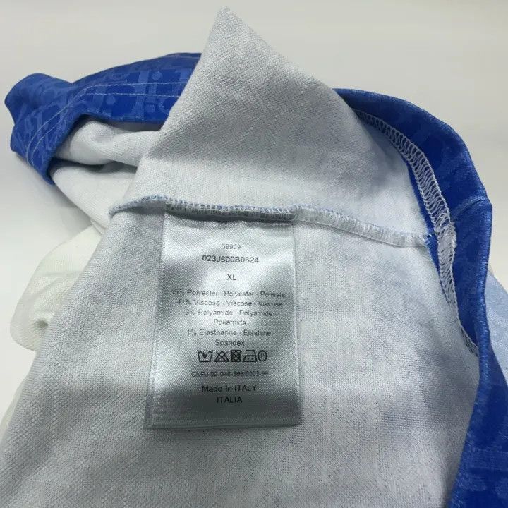 Dior Dior Dior Degrade Oblique Cotton T-Shirt for Men and Women Size US XL / EU 56 / 4 - 3 Thumbnail