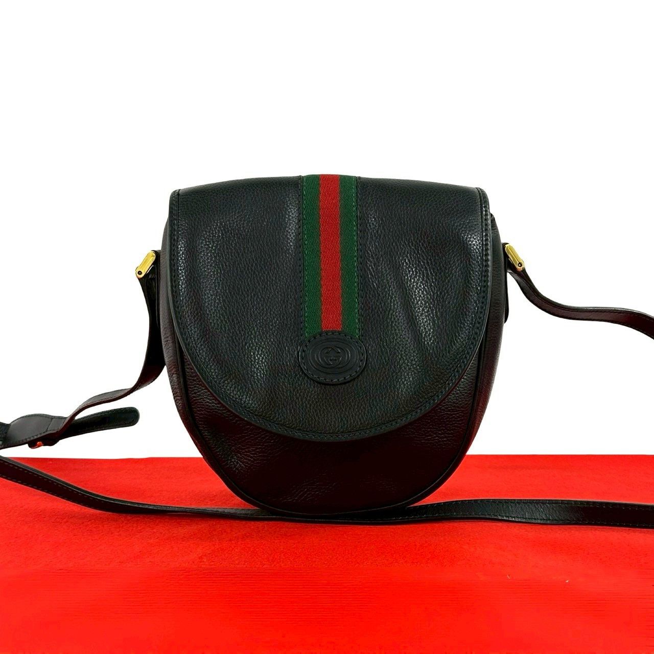 Gucci Gucci Gucci Leather Shoulder Bag Leather Shoulder Bag DUTY FREE for USA Size ONE SIZE - 1 Thumbnail