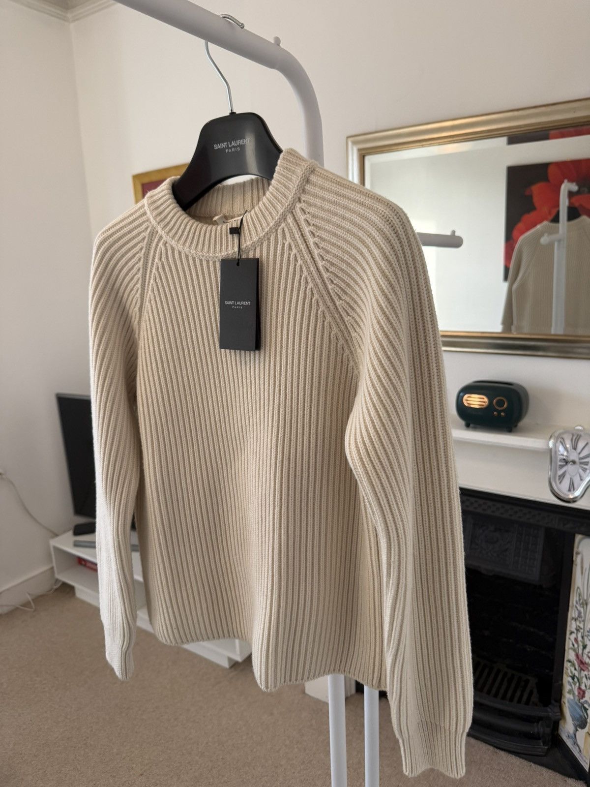 Saint Laurent Paris Saint Laurent Wool Cashmere Blend Knitted Sweater Size M / US 6-8 / IT 42-44 - 4 Thumbnail