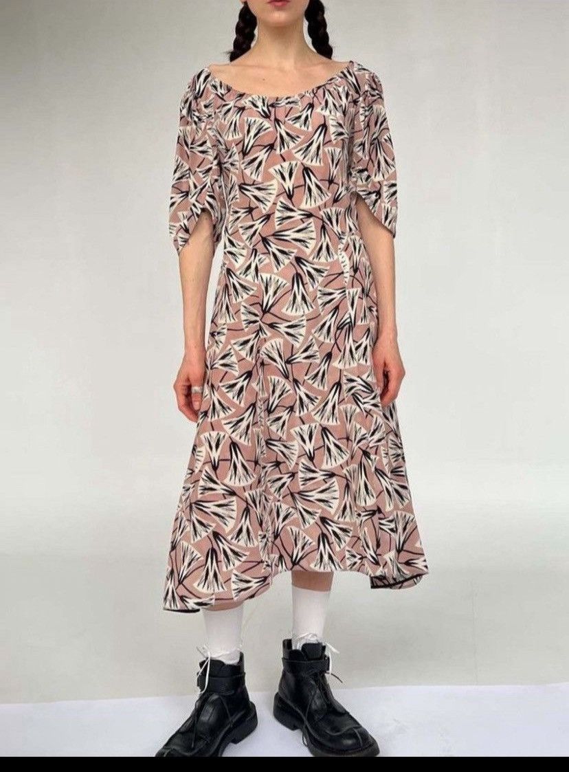 Prada Prada Tulip Silk Dress Size S / US 4 / IT 40 - 1 Thumbnail