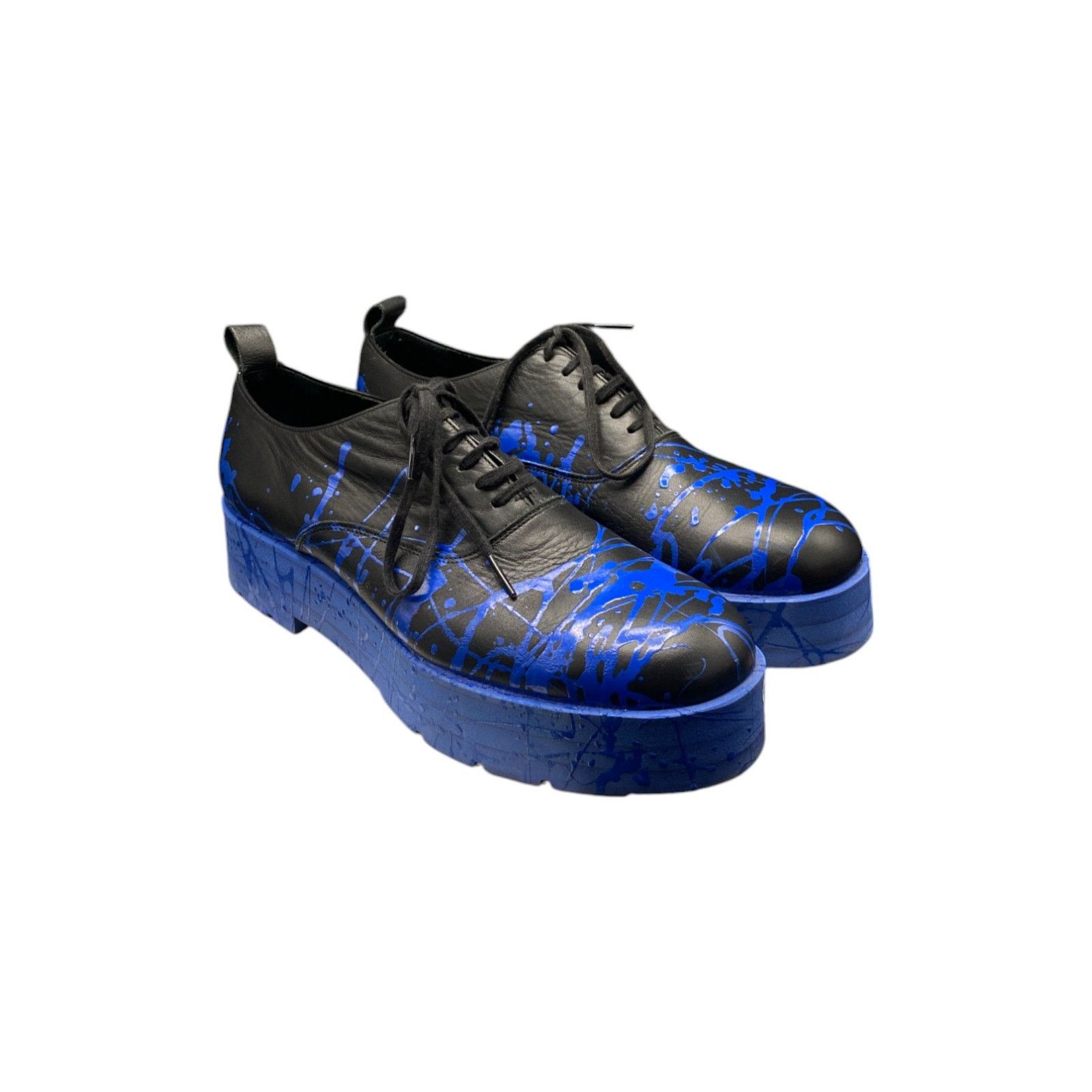 Comme des Garcons F/W 2017 Homme Plus Paint Splatter Shoes Size US 8 / EU 41 - 1 Thumbnail