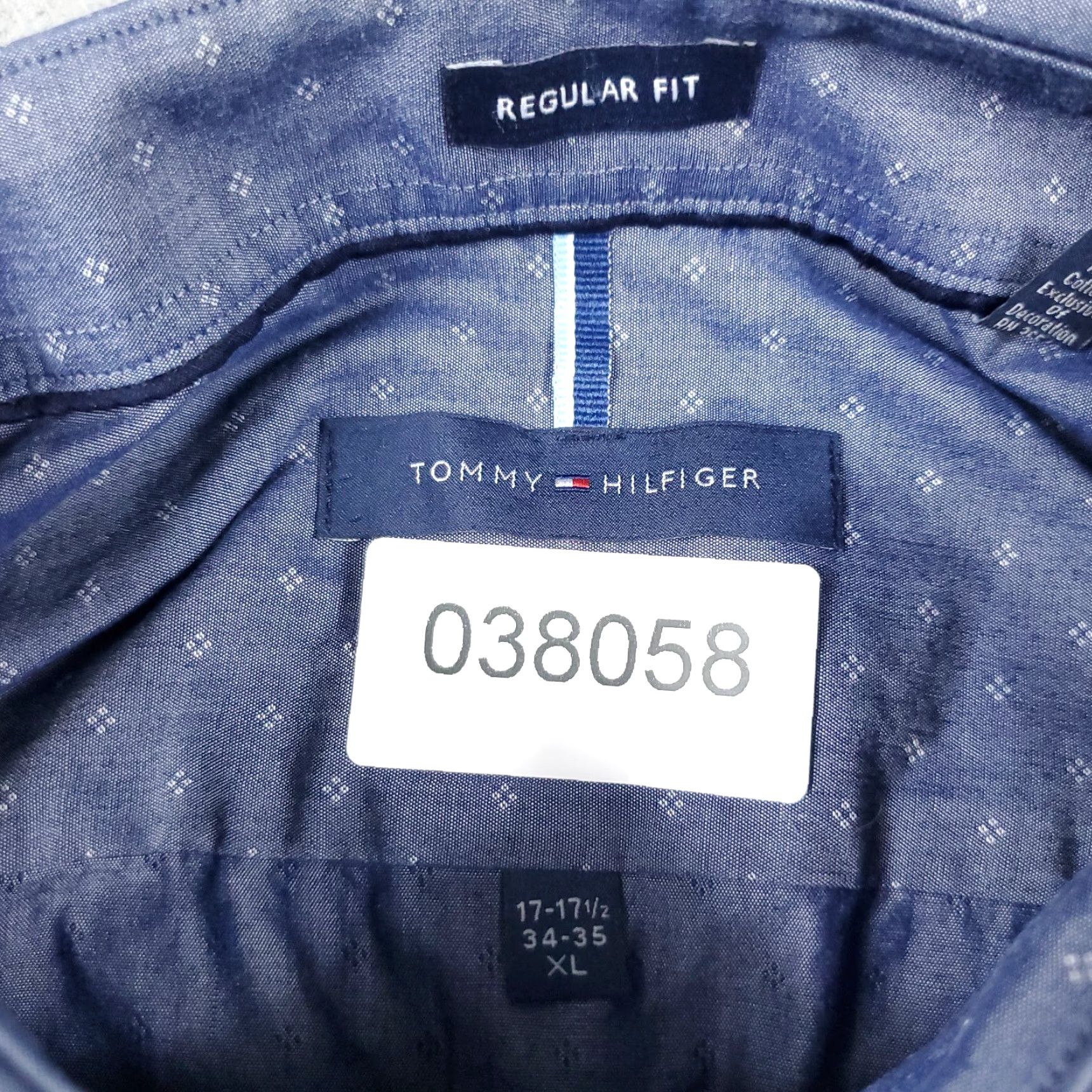 Tommy Hilfiger Tommy Hilfiger Shirt Men's XL Blue Casual Button-Up Long Sleeve Mens Size US XL / EU 56 / 4 - 7 Thumbnail