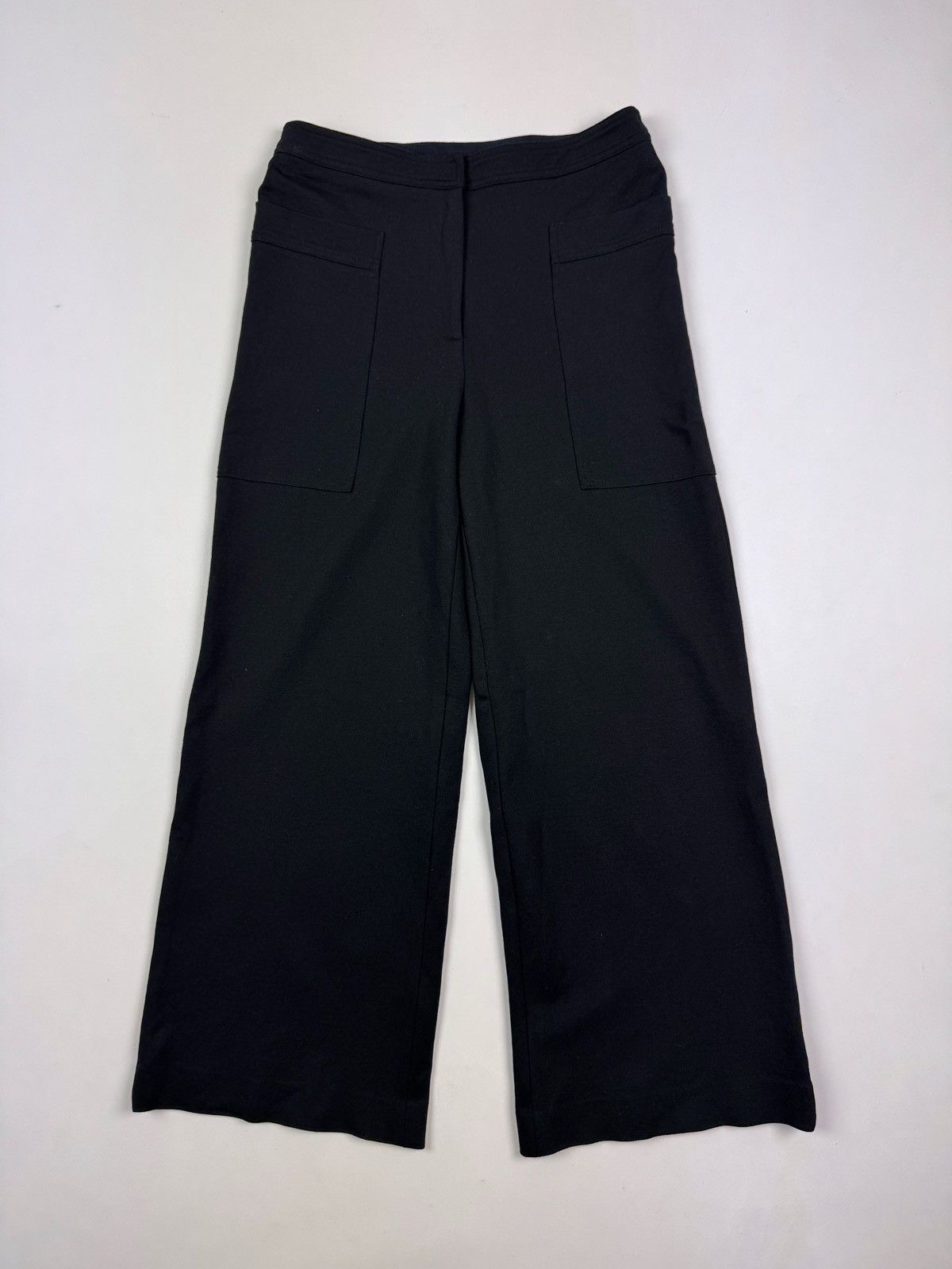Other Liviana Conti Wide-Leg Black Sweat Pants Size 28" / US 6 / IT 42 - 1 Thumbnail
