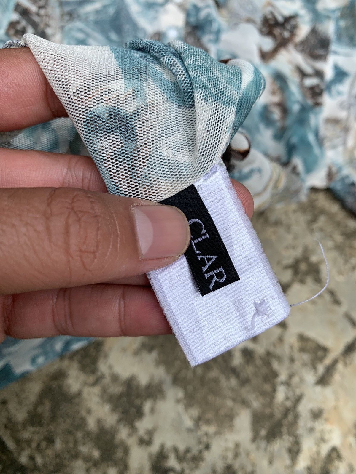 Japanese Brand × Seditionaries y2k Clara Yoon Korea Paisley Grunge Graphic Mesh Top Size M / US 6-8 / IT 42-44 - 7 Thumbnail