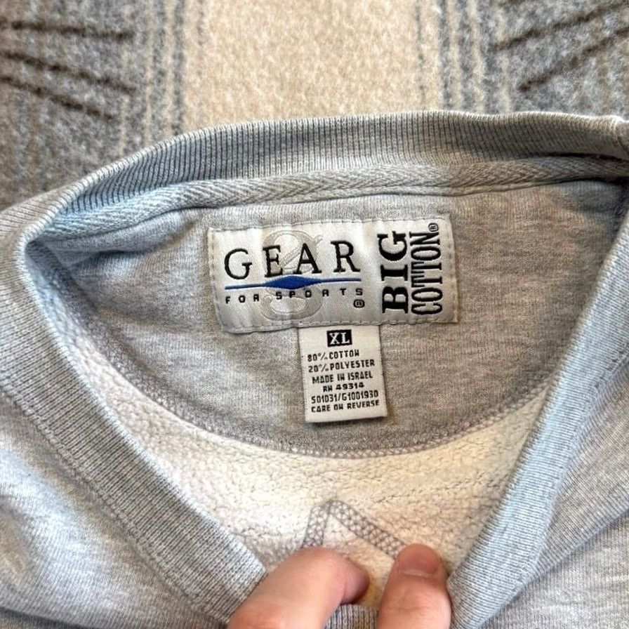 Vintage VINTAGE Michigan State University Gear for Sports Sweatshirt Gray XL Mens 90s College Size US XL / EU 56 / 4 - 3 Thumbnail
