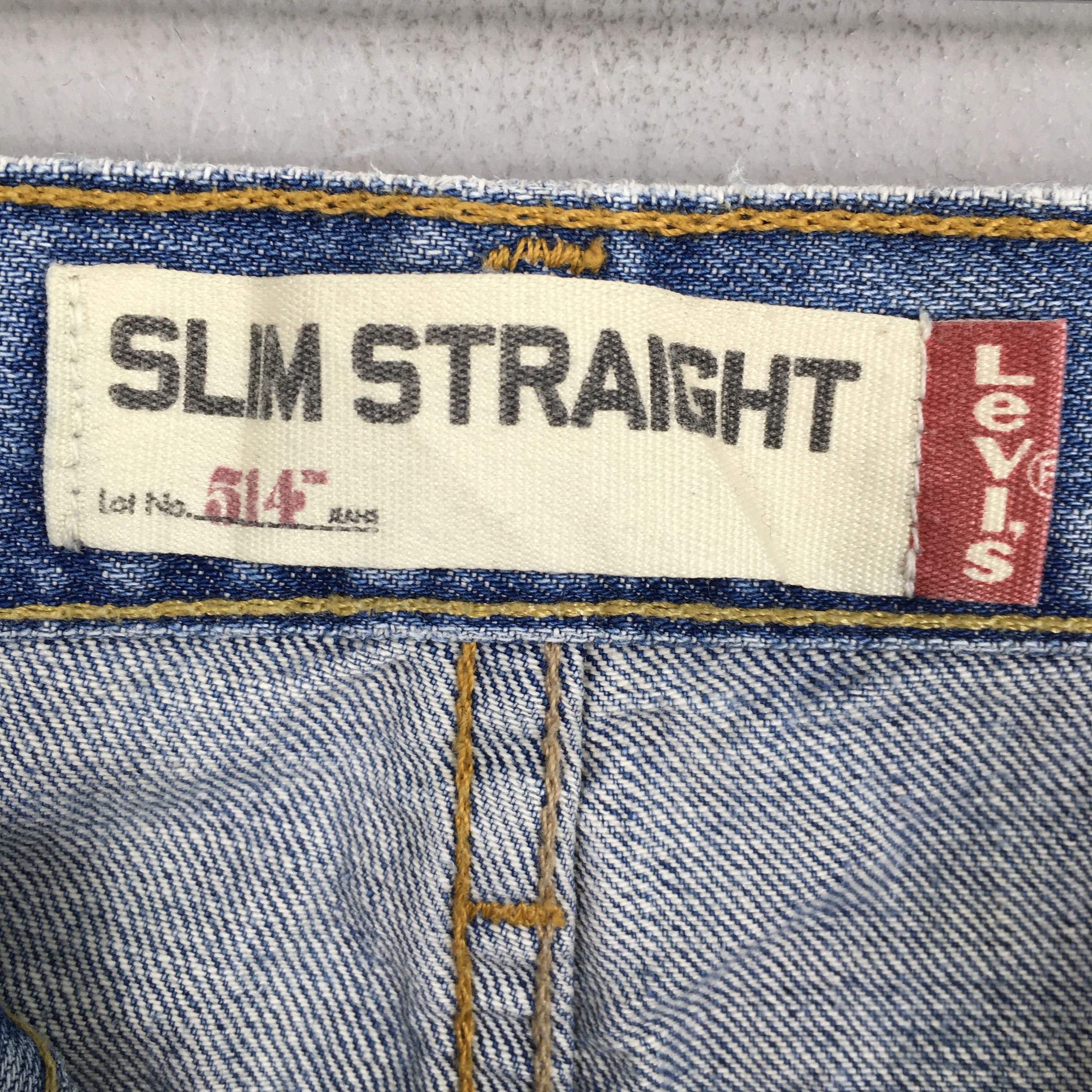 Levi's Size 30x30.5 Vintage Levi's 514 Faded Blue Jeans Size US 30 / EU 46 - 8 Thumbnail