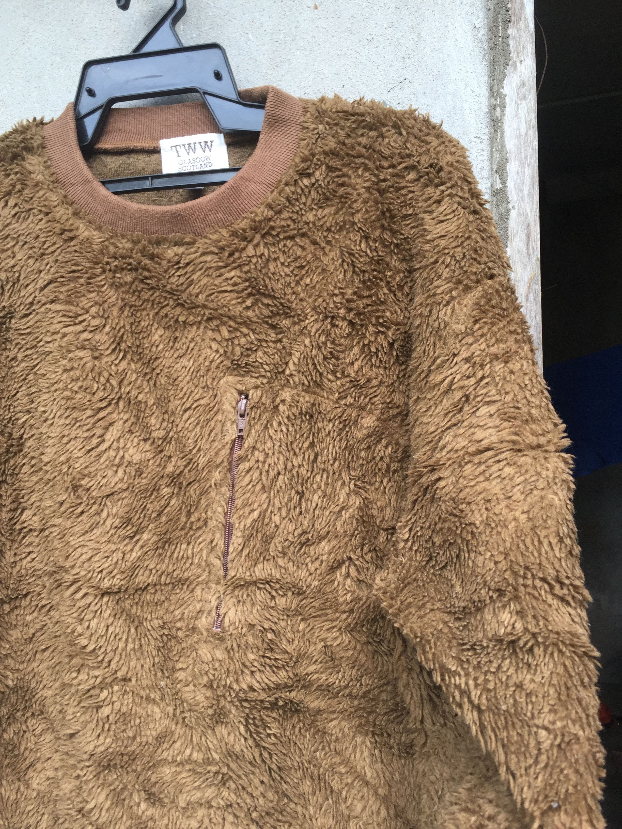 Japanese Brand TWW Glasgow Scotland Boa Sweatshirt Size US M / EU 48-50 / 2 - 2 Thumbnail