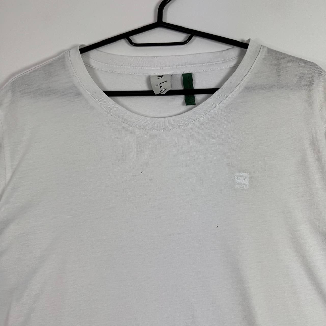 G-Star G-Star Raw Basic Logo T-Shirt White Mens Size M Size US M / EU 48-50 / 2 - 2 Thumbnail