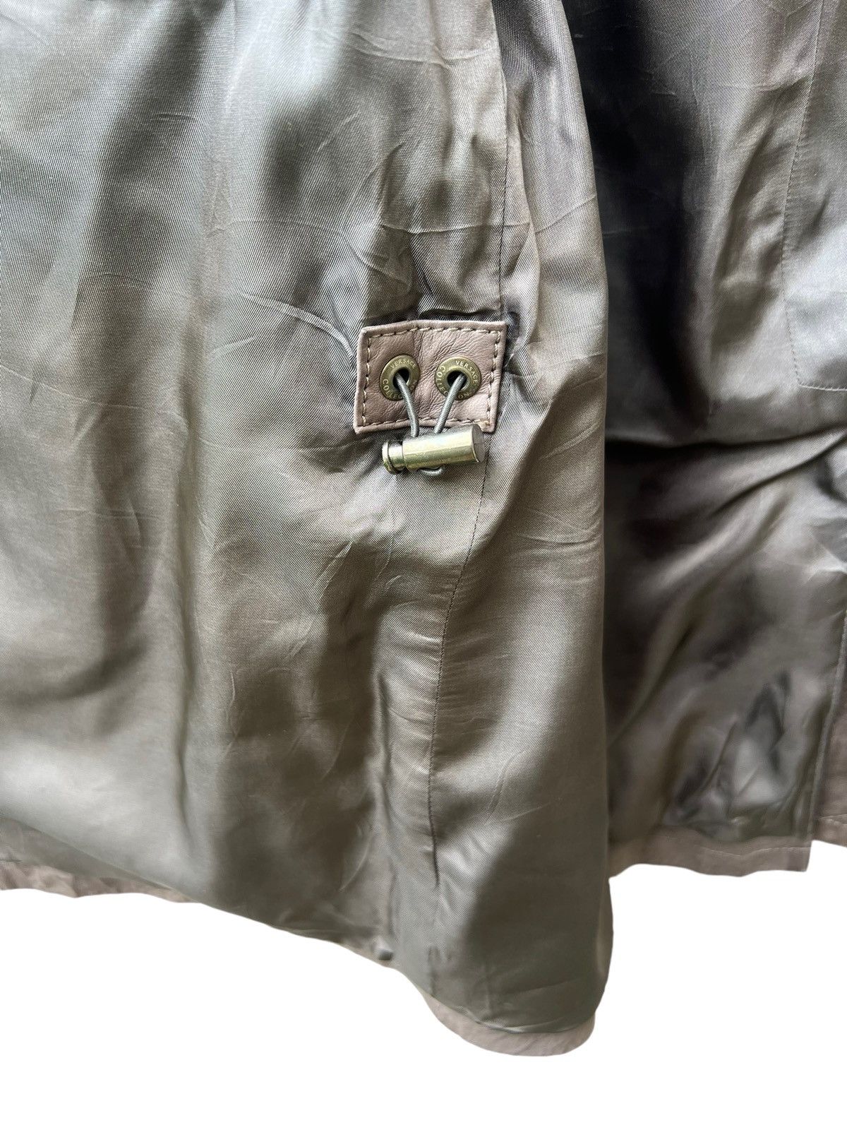 Versace Versace Collection Dirty Patina Lamb Leather Jacket Size US M / EU 48-50 / 2 - 18 Thumbnail
