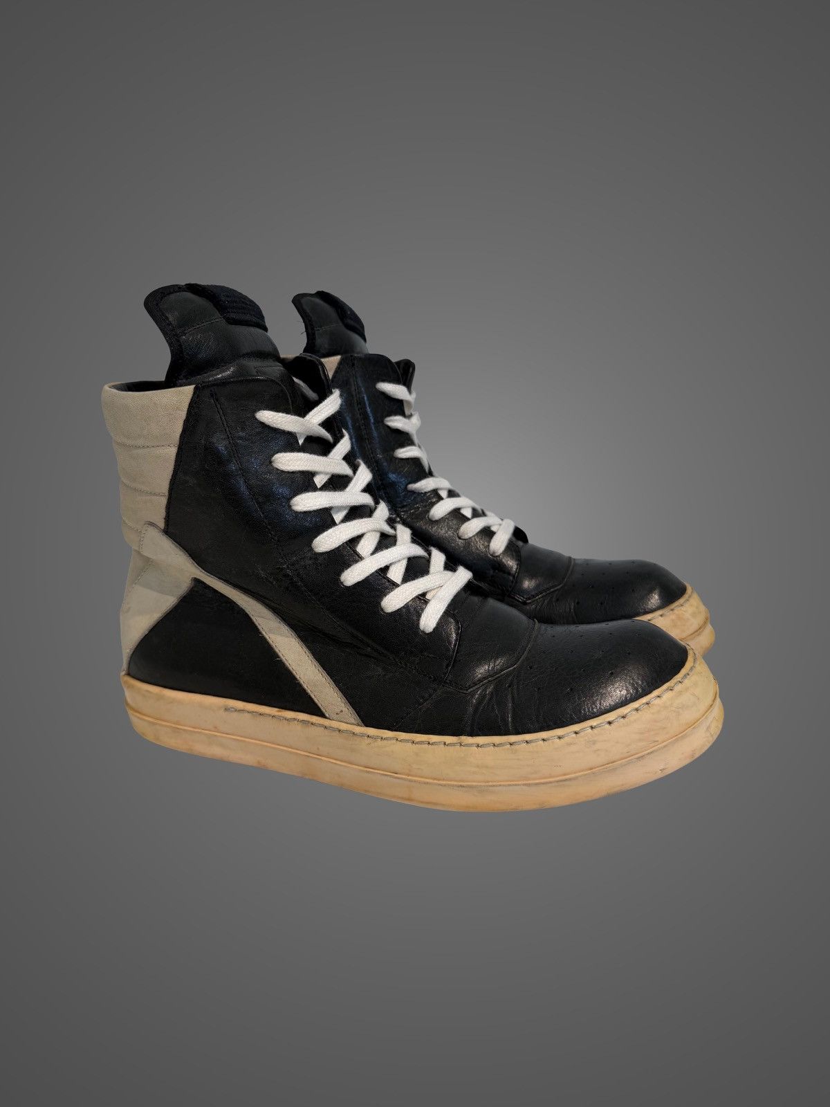 Rick Owens Rick Owens Short Tongue Geobasket from 2011 Size US 9 / EU 42 - 1 Thumbnail