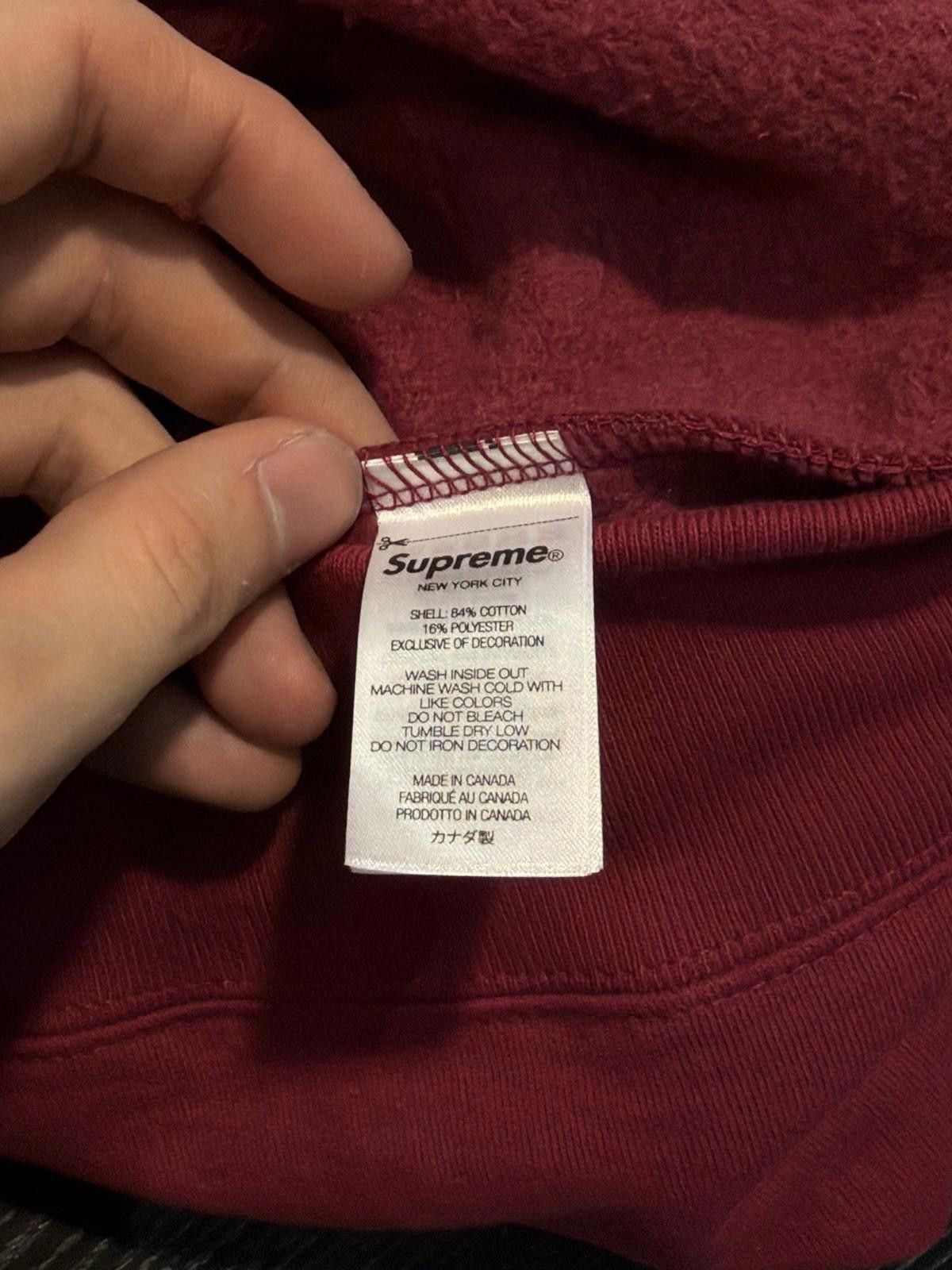 Supreme Supreme S Logo Zip Up Hooded Sweatshirt Red Size (XXL) NEW Size US XXL / EU 58 / 5 - 11 Thumbnail