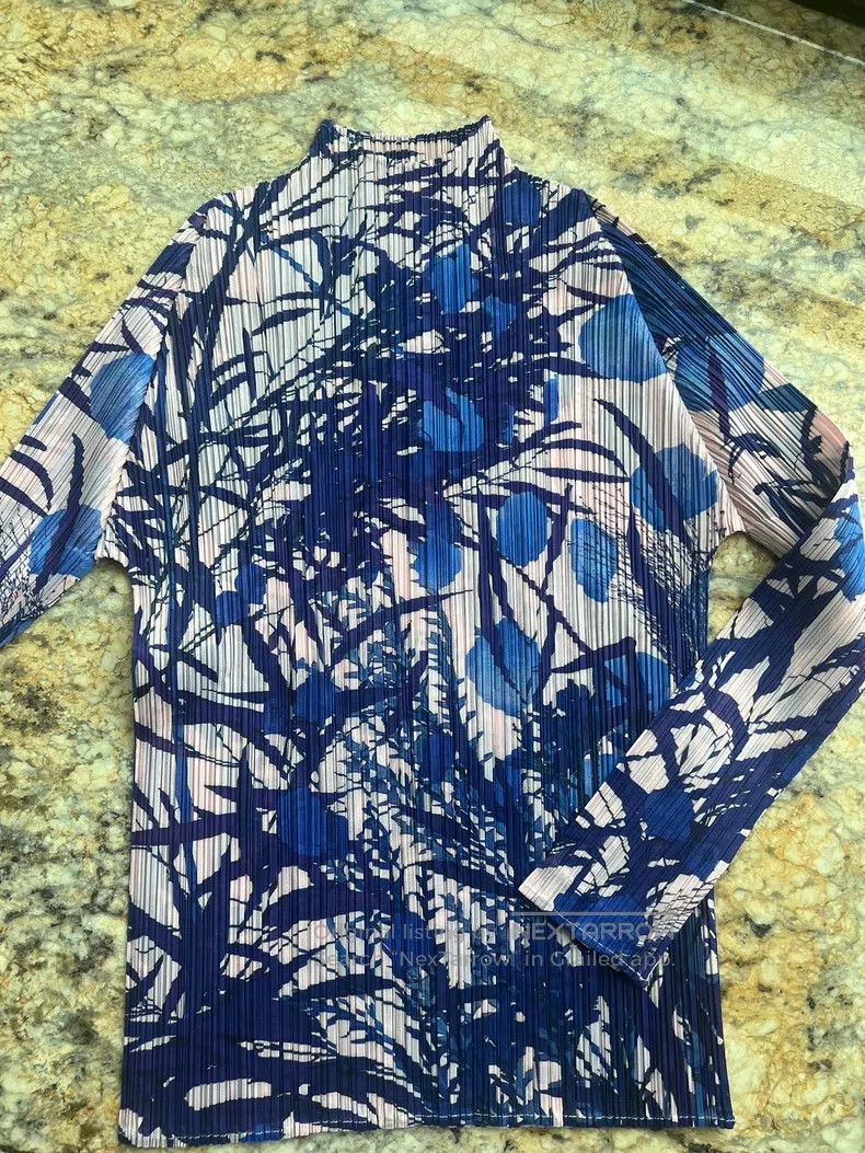 Issey Miyake Issey Miyake Purple Long Sleeve Top Size XL / US 12-14 / IT 48-50 - 5 Thumbnail
