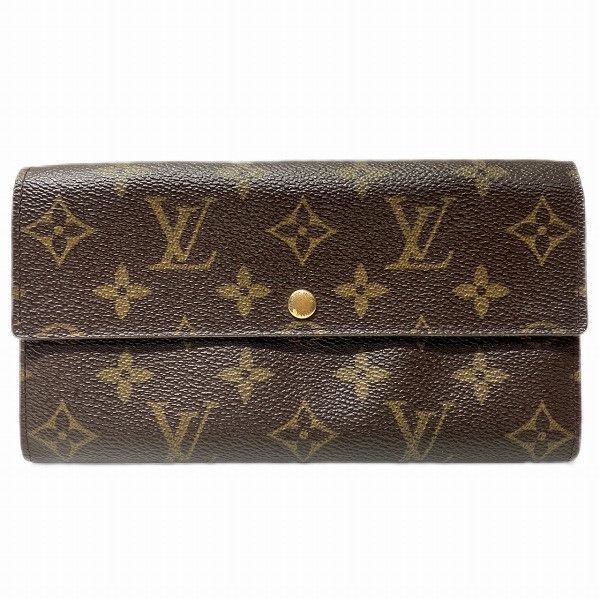 Louis Vuitton Louis Vuitton Louis Vuitton Pochette Porte Monnaie Credit Monogram Wallet Canvas Short Wallet M61725 Size ONE SIZE - 1 Thumbnail