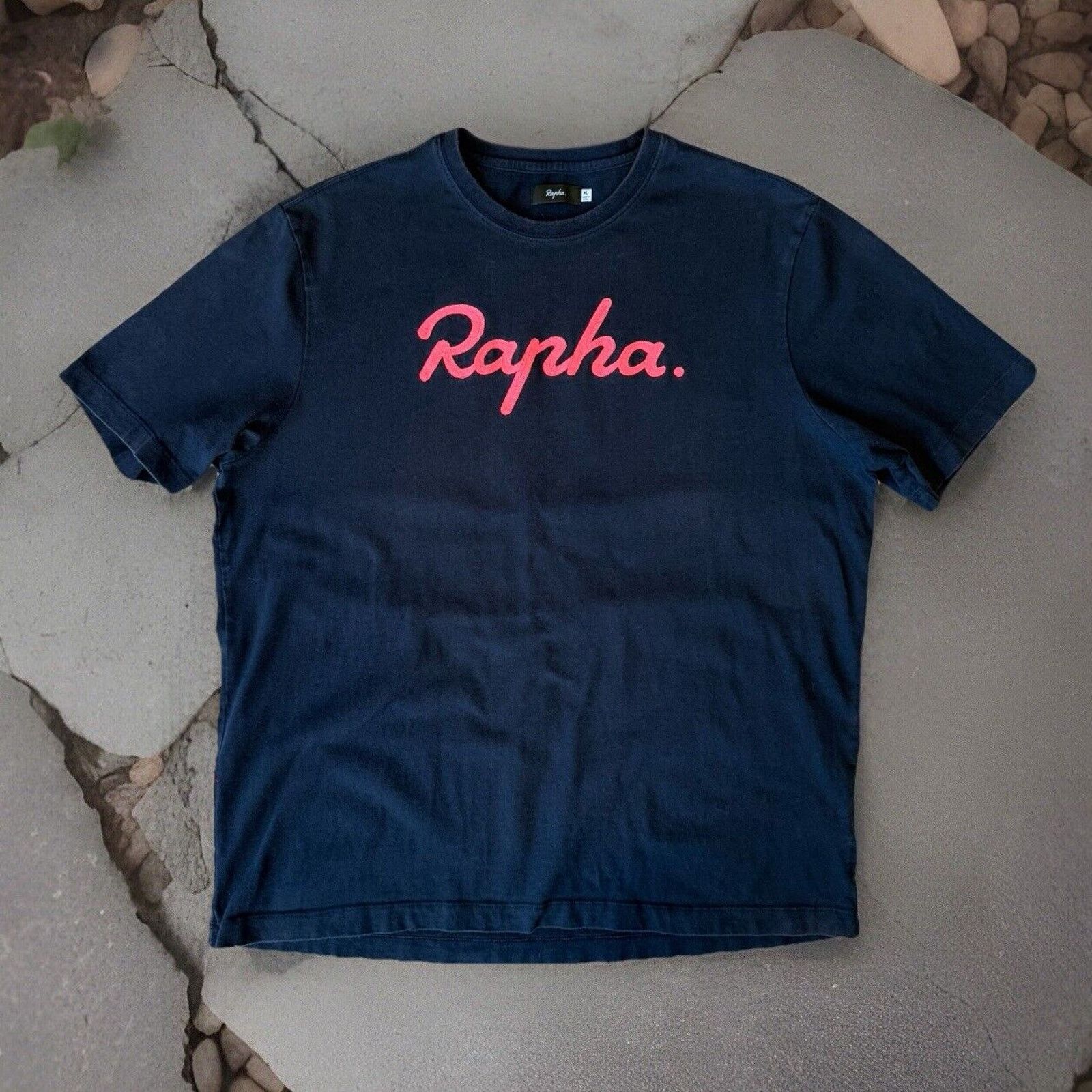 Rapha Rapha Logo Shirt XL Navy Pink Casual Sportswear Bicycle Size US XL / EU 56 / 4 - 1 Thumbnail