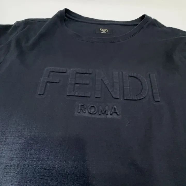 Fendi Fendi Simple Comfortable Casual Short Sleeve T-Shirt -2507 Size US XL / EU 56 / 4 - 9 Thumbnail