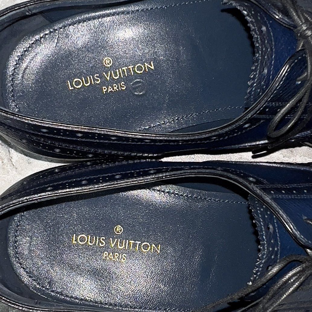 Louis Vuitton Derby Wingtip Taiga Leather Size US 8 / EU 41 - 9 Thumbnail