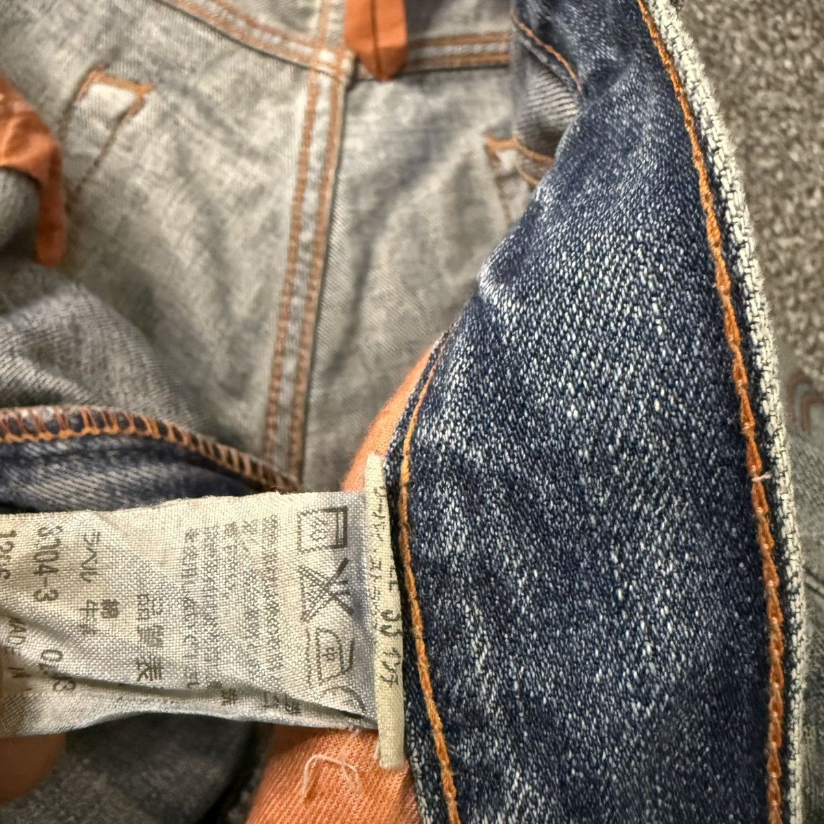 Seditionaries Vintage y2k Levis 503 Classic Baggy Destroyed Distressed Size US 33 - 11 Thumbnail