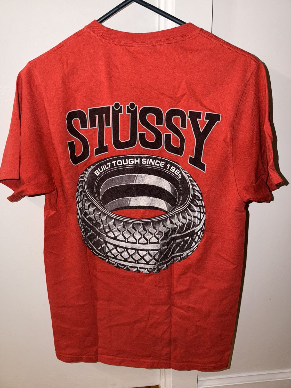 Stussy Red stussy t shirt Size US S / EU 44-46 / 1 - 2 Thumbnail