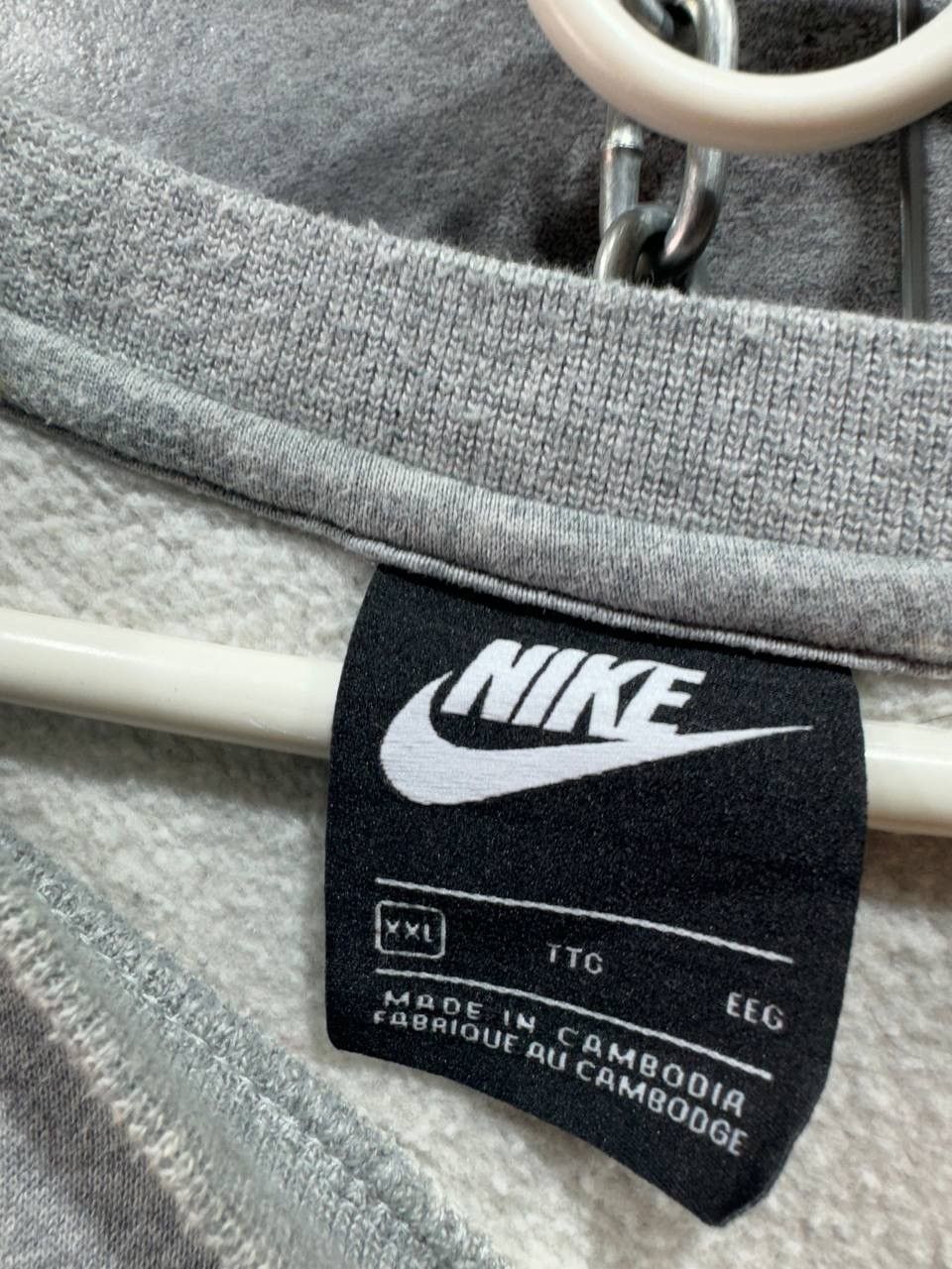 Vintage NIKE SPORTSWEAR CLUB CREW GREY SWEATSHIRT Size US XXL / EU 58 / 5 - 8 Thumbnail