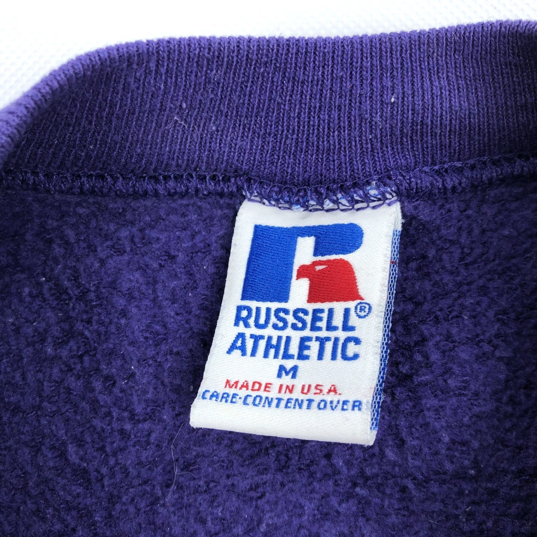 Russell Athletic VINTAGE Russell Athletic Sweatshirt Men M Purple Crewneck Pullover USA Made Sweatshirt Size US M / EU 48-50 / 2 - 4 Thumbnail