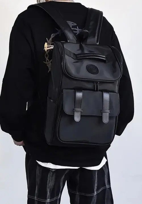 Japanese Brand Streetwear military waterproof grunge backpack bag y2k Size ONE SIZE - 4 Thumbnail