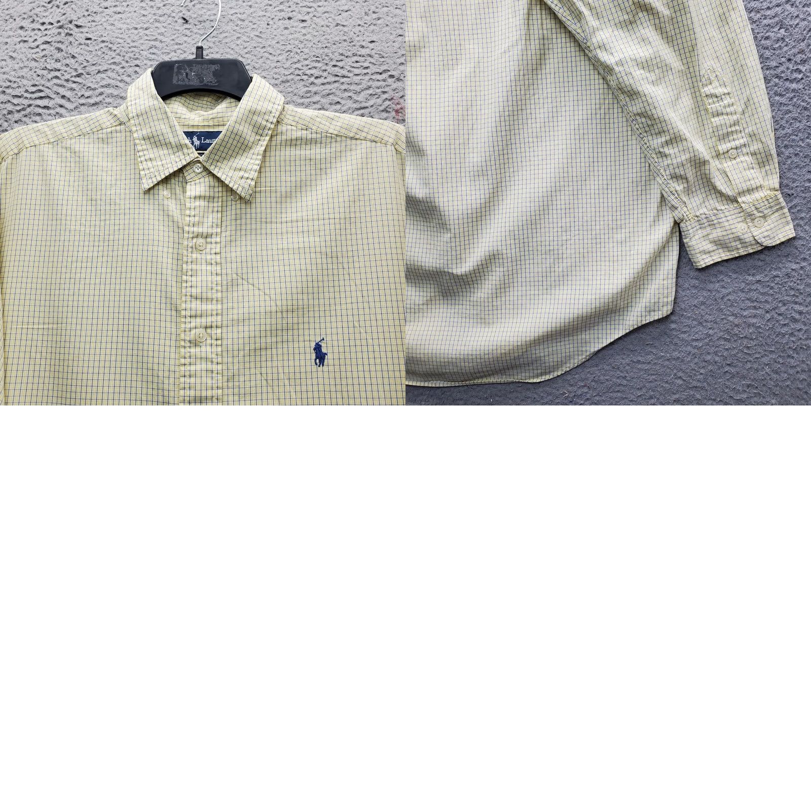 Ralph Lauren Ralph Lauren Mens Dress Shirt Yarmouth 17 Multi Plaid Button-Down Blue Pony Logo Size 46R - 8 Thumbnail