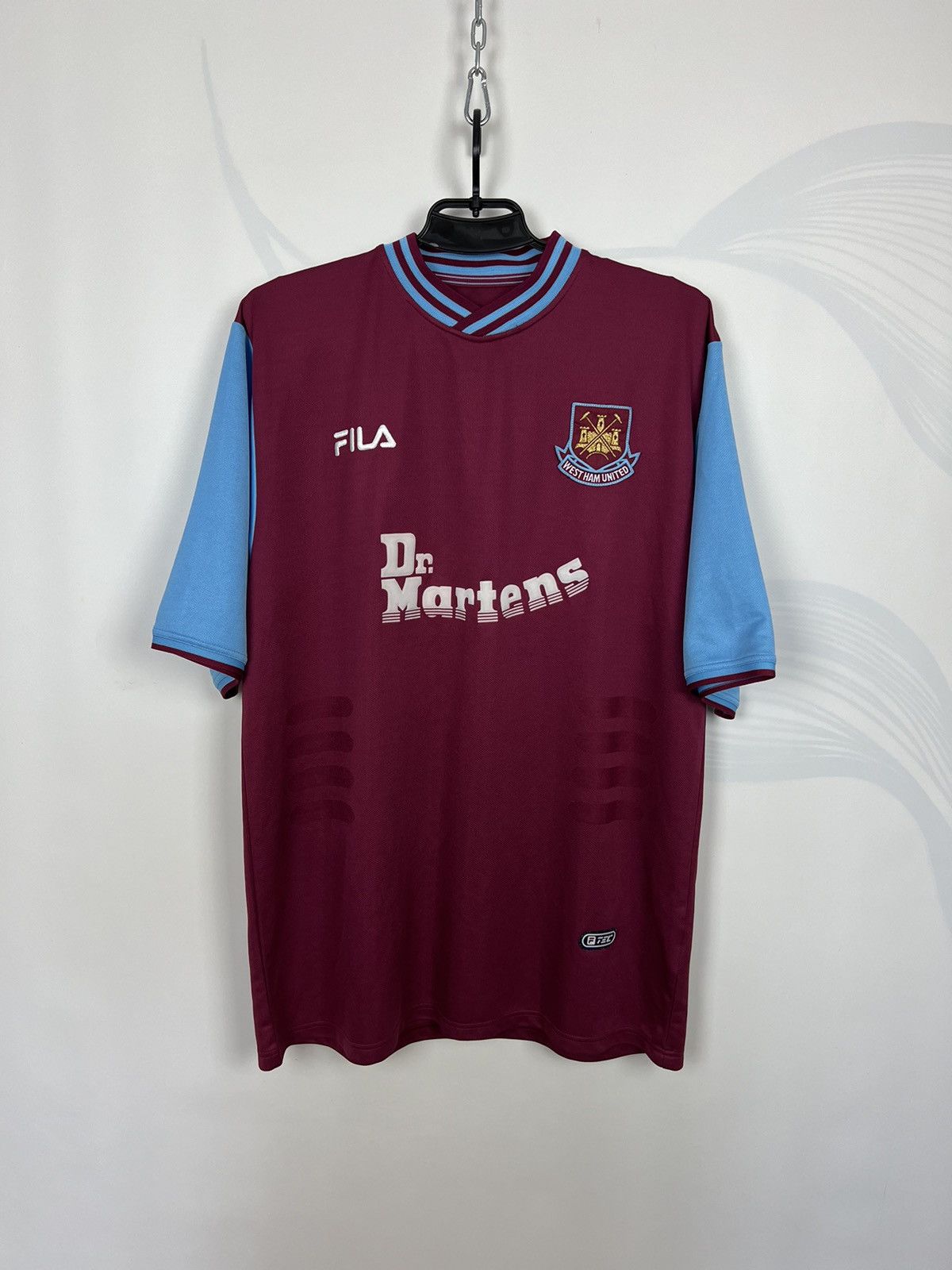 Fila Fila West Ham United 2001-2003 Jersey Shirt Size L Fila Fila West Ham United 2001-2003 Jersey Shirt Size L