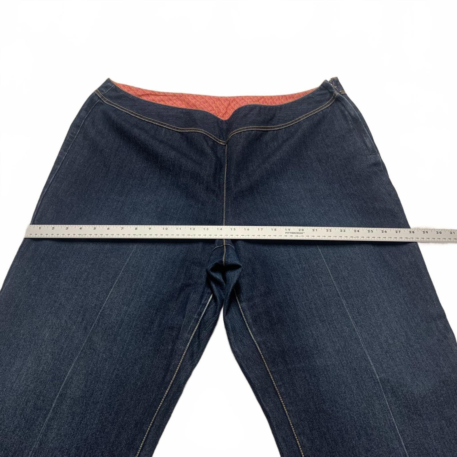 Other Sigrid Olsen Women's Sz 20 W Denim Jeans Wide-Leg 44 x 30 Size 42" / US 20 - 9 Thumbnail