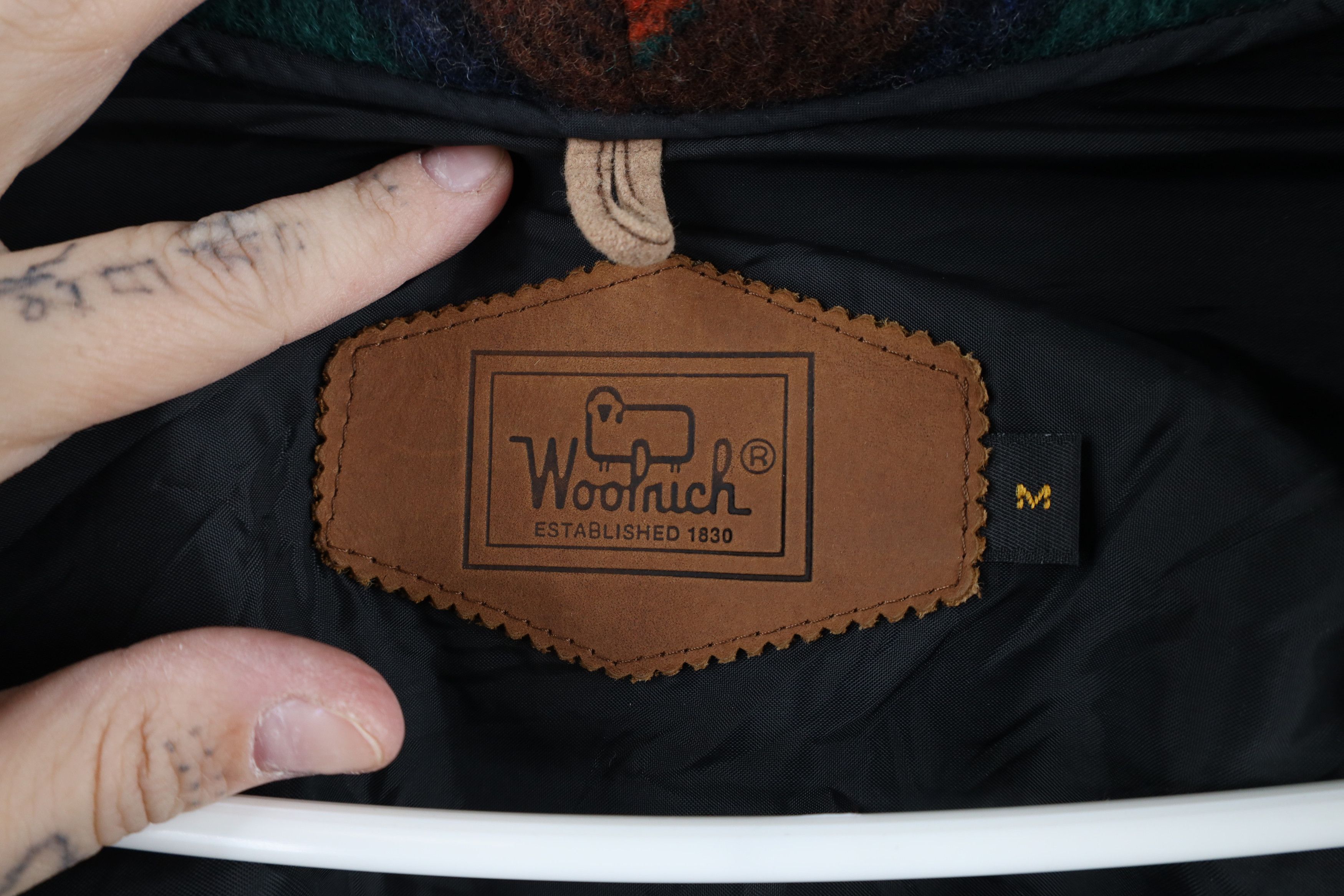 Vintage × Woolrich Woolen Mills Vintage 90s Woolrich Southwestern Wool Blanket Jacket USA Size M / US 6-8 / IT 42-44 - 8 Thumbnail