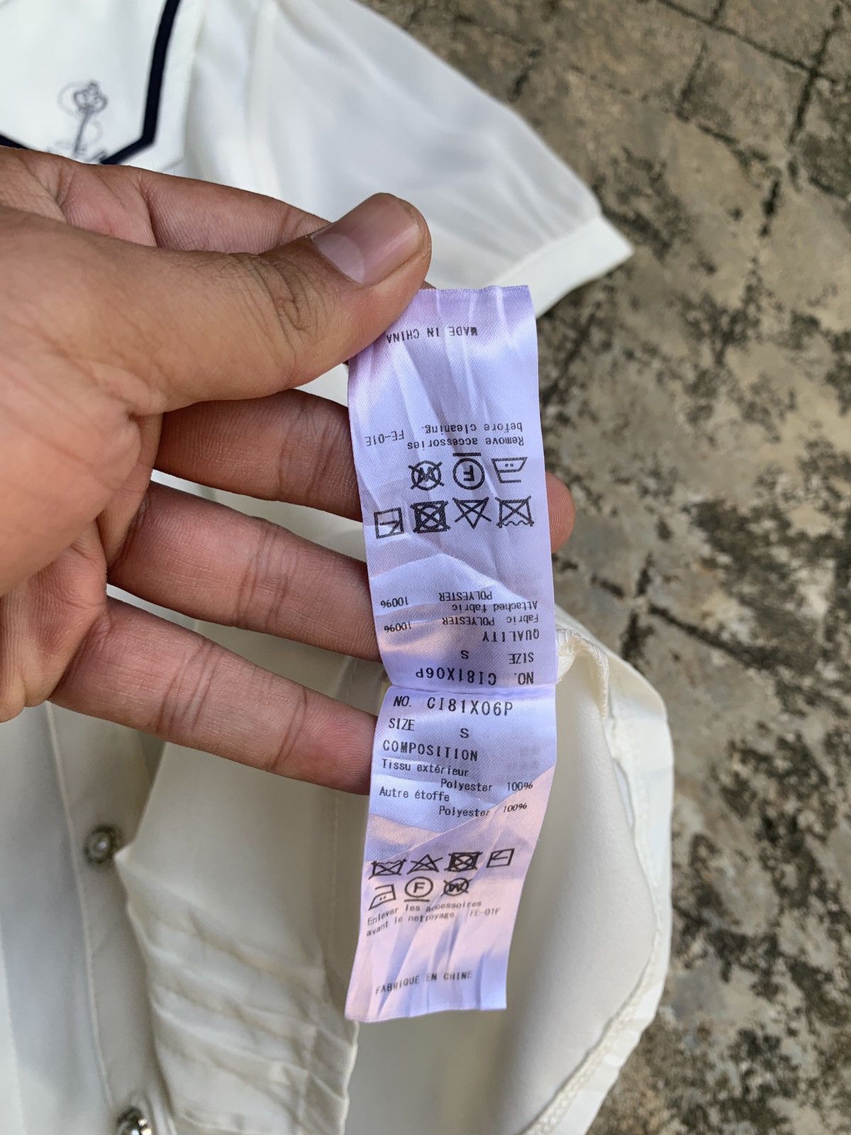 Other axes Femme Japan White Maid Cute Blouse Top Size S / US 4 / IT 40 - 13 Thumbnail