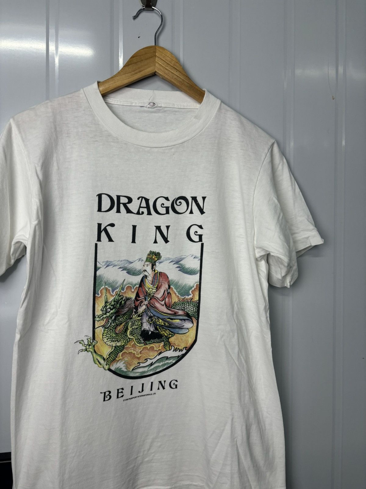 Vintage RARE! Vintage 80’s Beijing China Promo Art Dragon King Size US S / EU 44-46 / 1 - 1 Thumbnail
