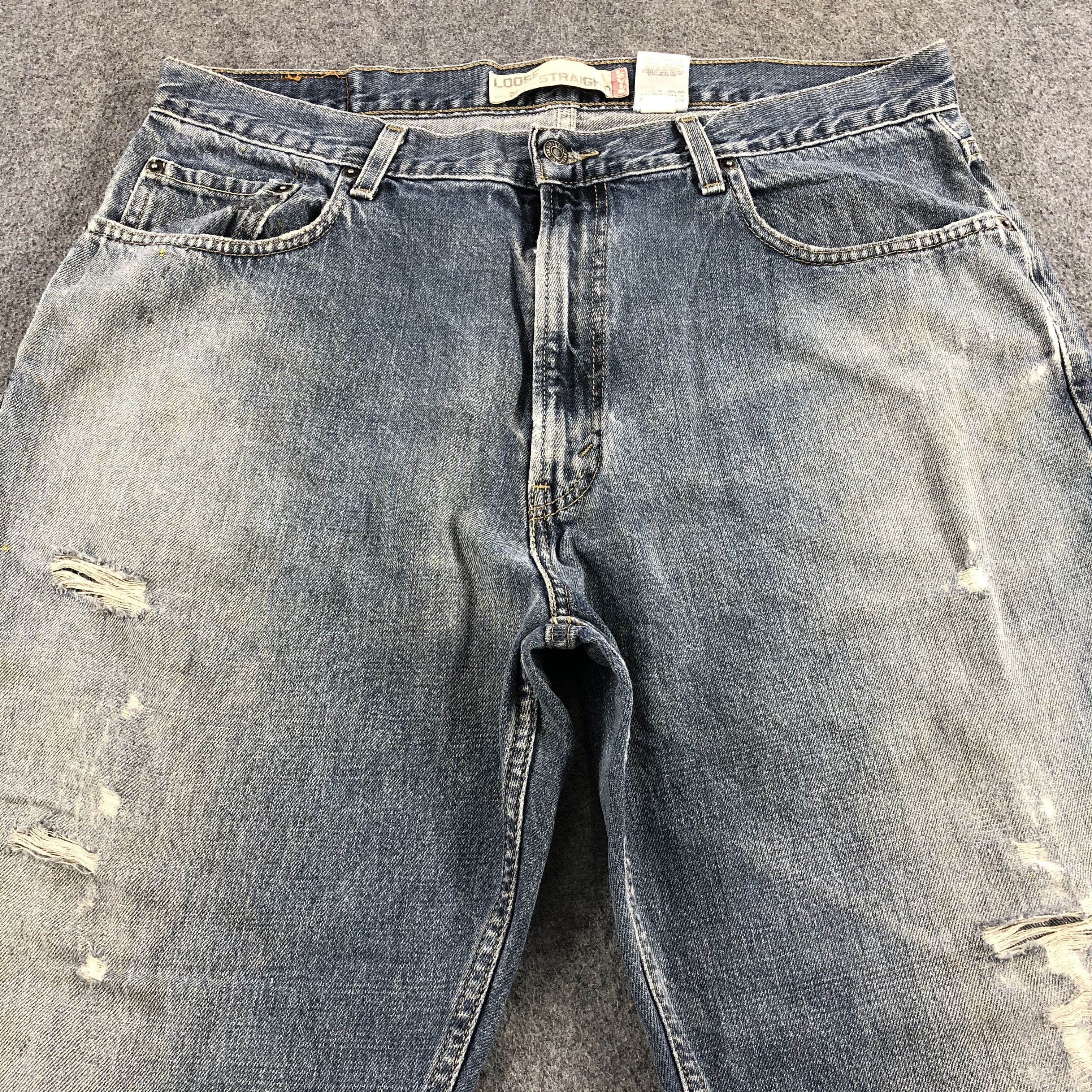 Levi's Vintage Levis 569 Earth Tone Jeans-J1513 Size US 37 - 3 Thumbnail