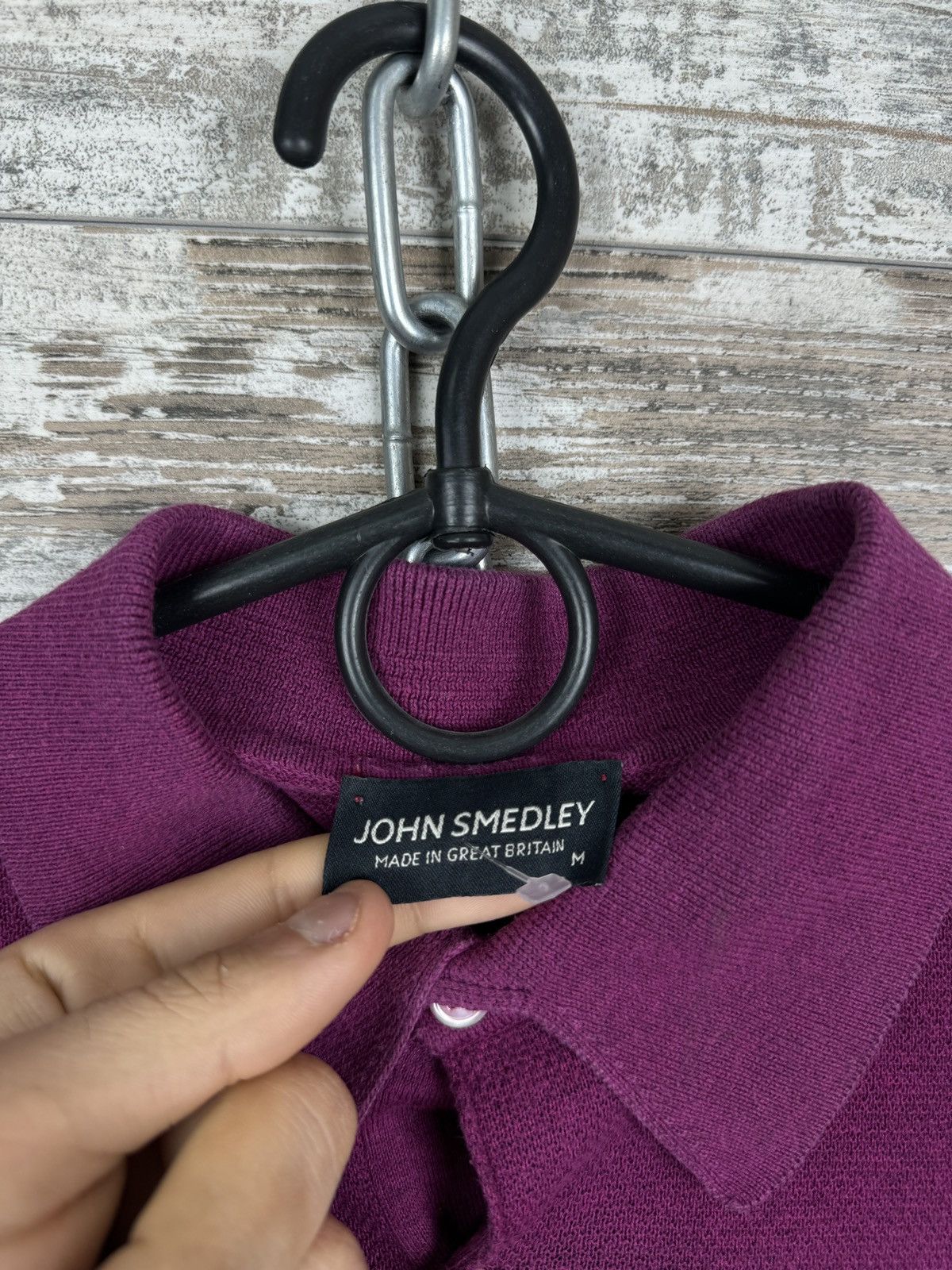 John Smedley Mens JOHN SMEDLEY SEA ISLAND COTTON polos T-shirt luxury Size US M / EU 48-50 / 2 - 6 Thumbnail