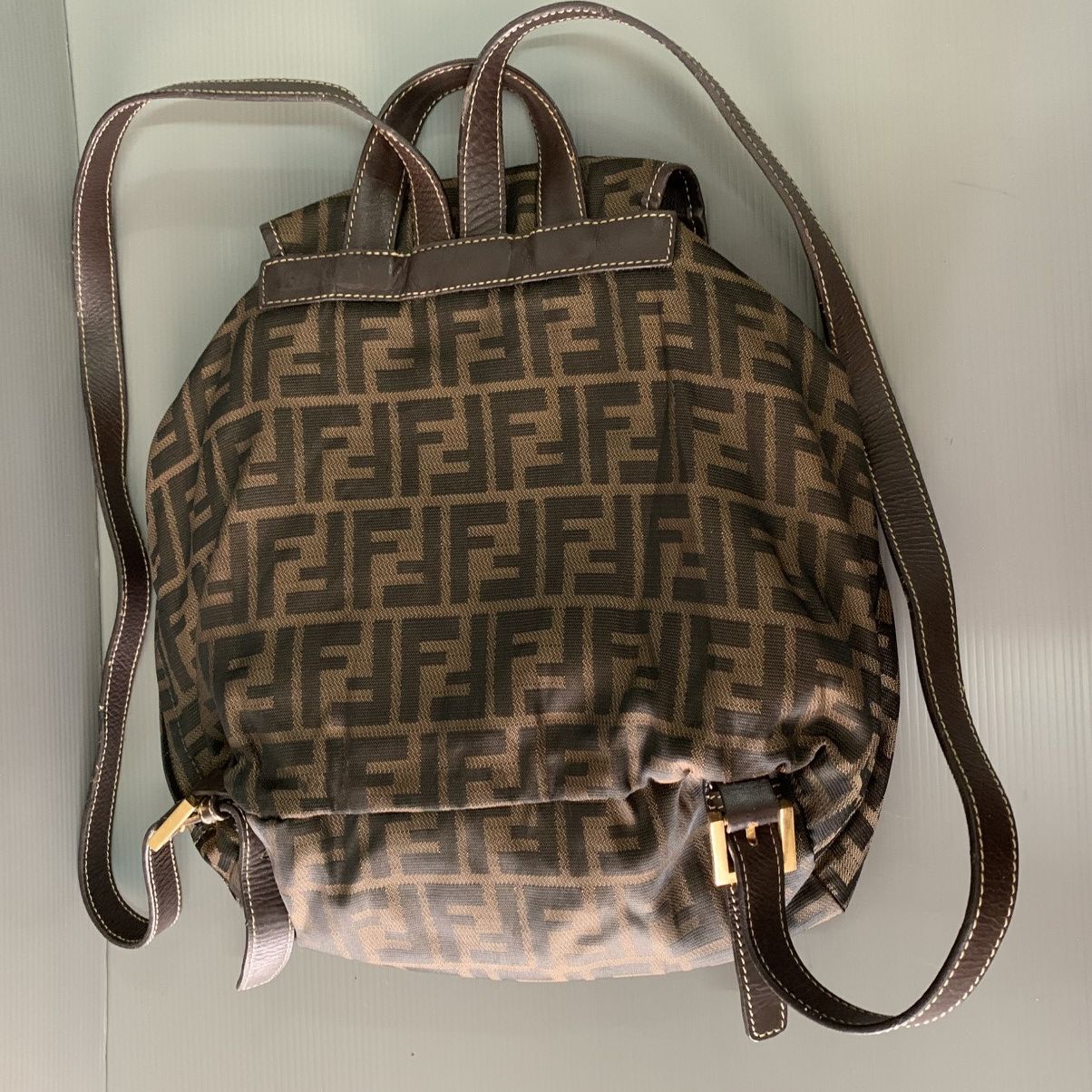 Fendi Fendi Zucca Vintage Backpack Bag Size ONE SIZE - 8 Thumbnail