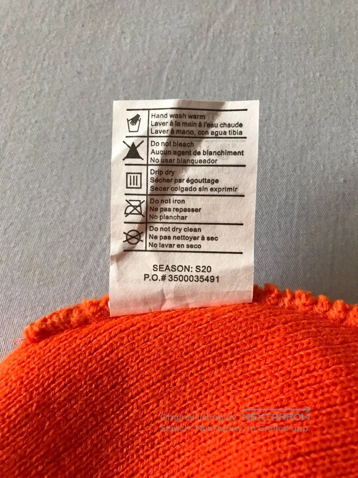 Carhartt Carhartt A18 OG Orange Knit Beanie. Size ONE SIZE - 9 Thumbnail