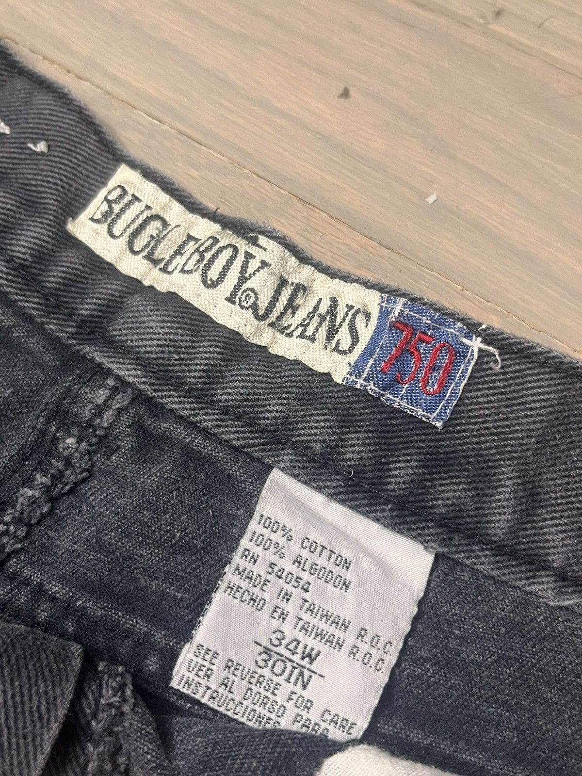 Bugle Boy Black jeans Size US 34 / EU 50 - 3 Thumbnail
