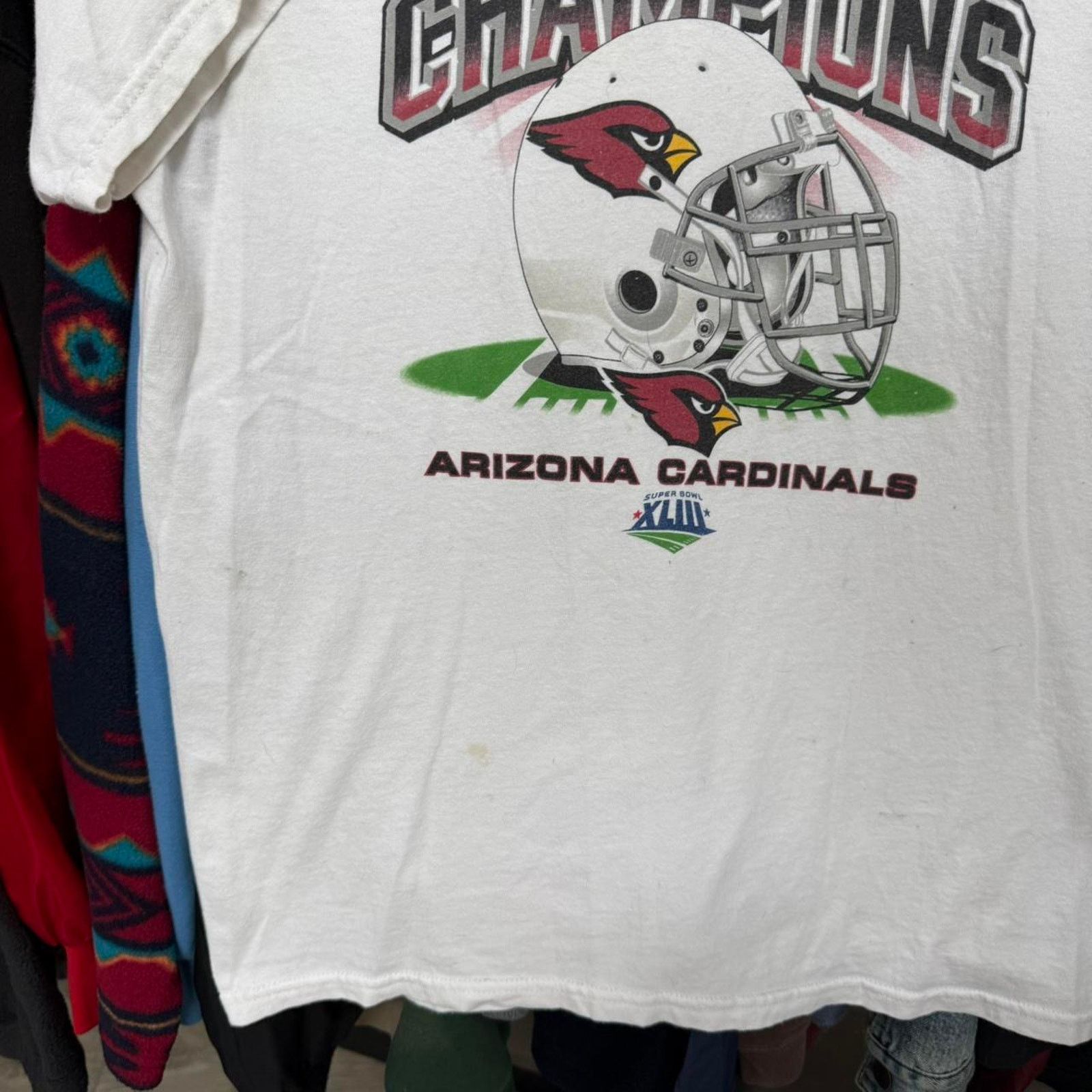 Gildan Vintage 2008 NFC Champions Cardinals T-Shirt Distressed Size US L / EU 52-54 / 3 - 5 Thumbnail